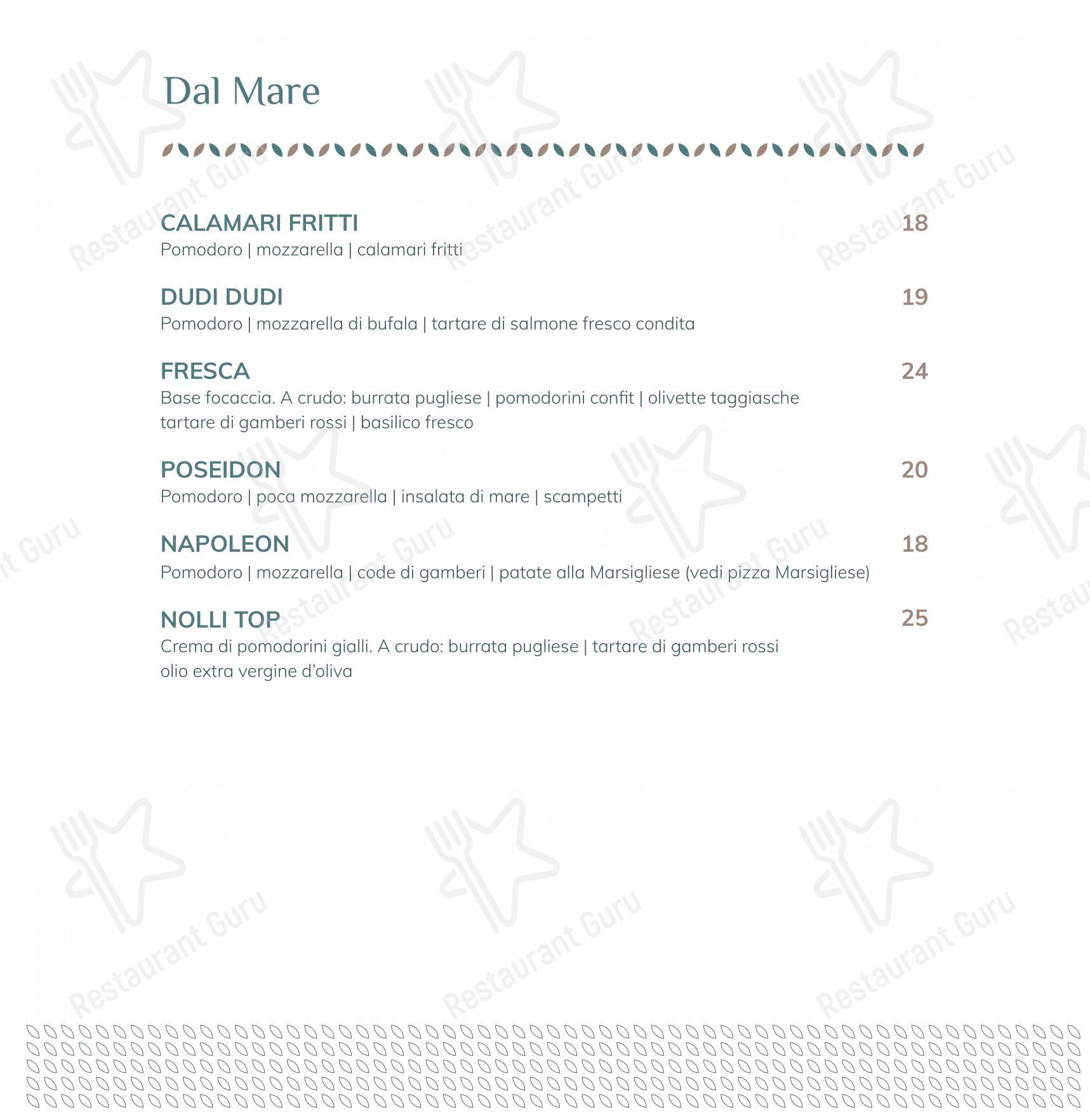 Preziosilla - Ristorante e Pizza d'Autore in Nave - Ночное меню