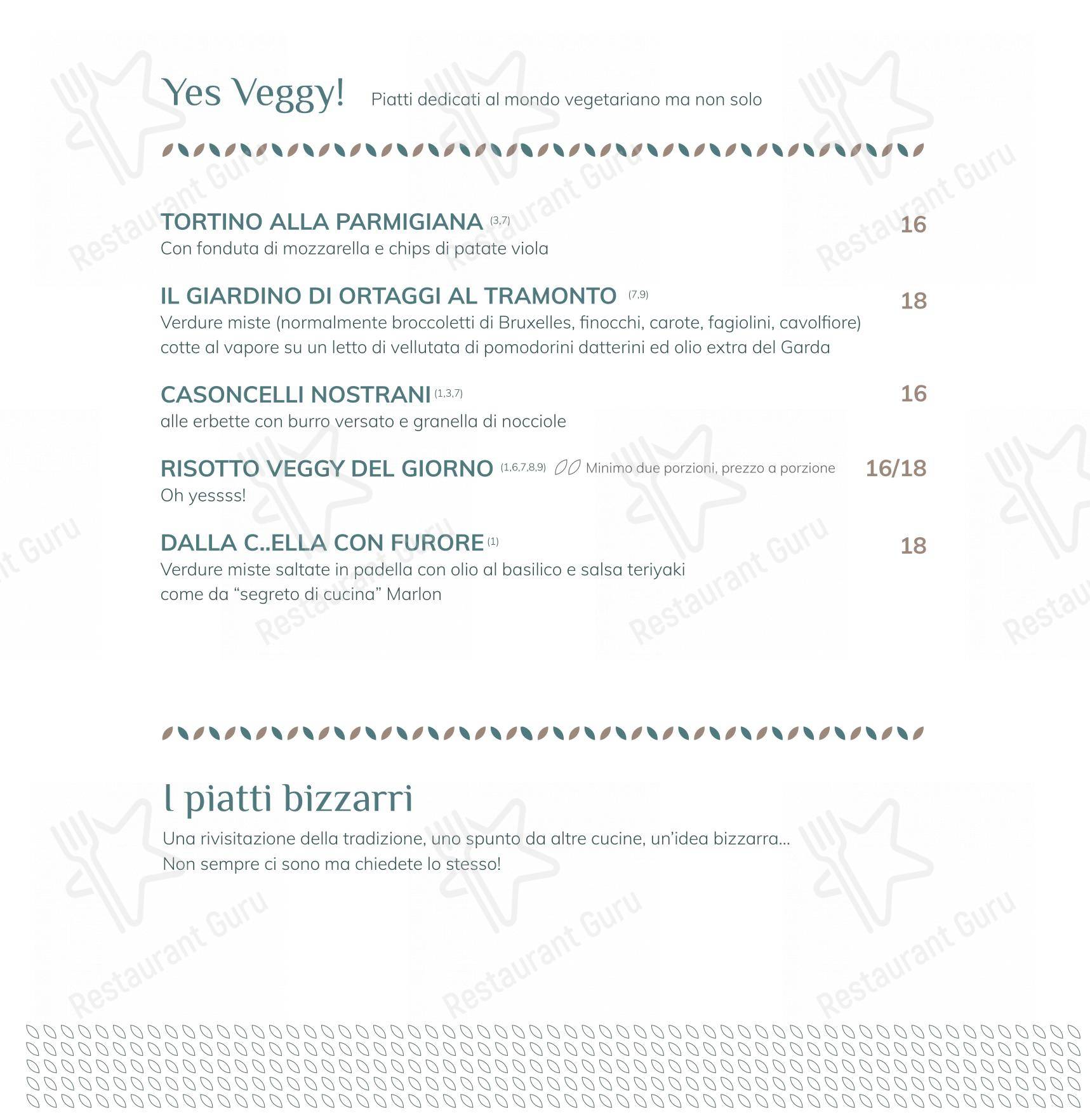 Menu per Preziosilla - Ristorante e Pizza d'Autore ristorante