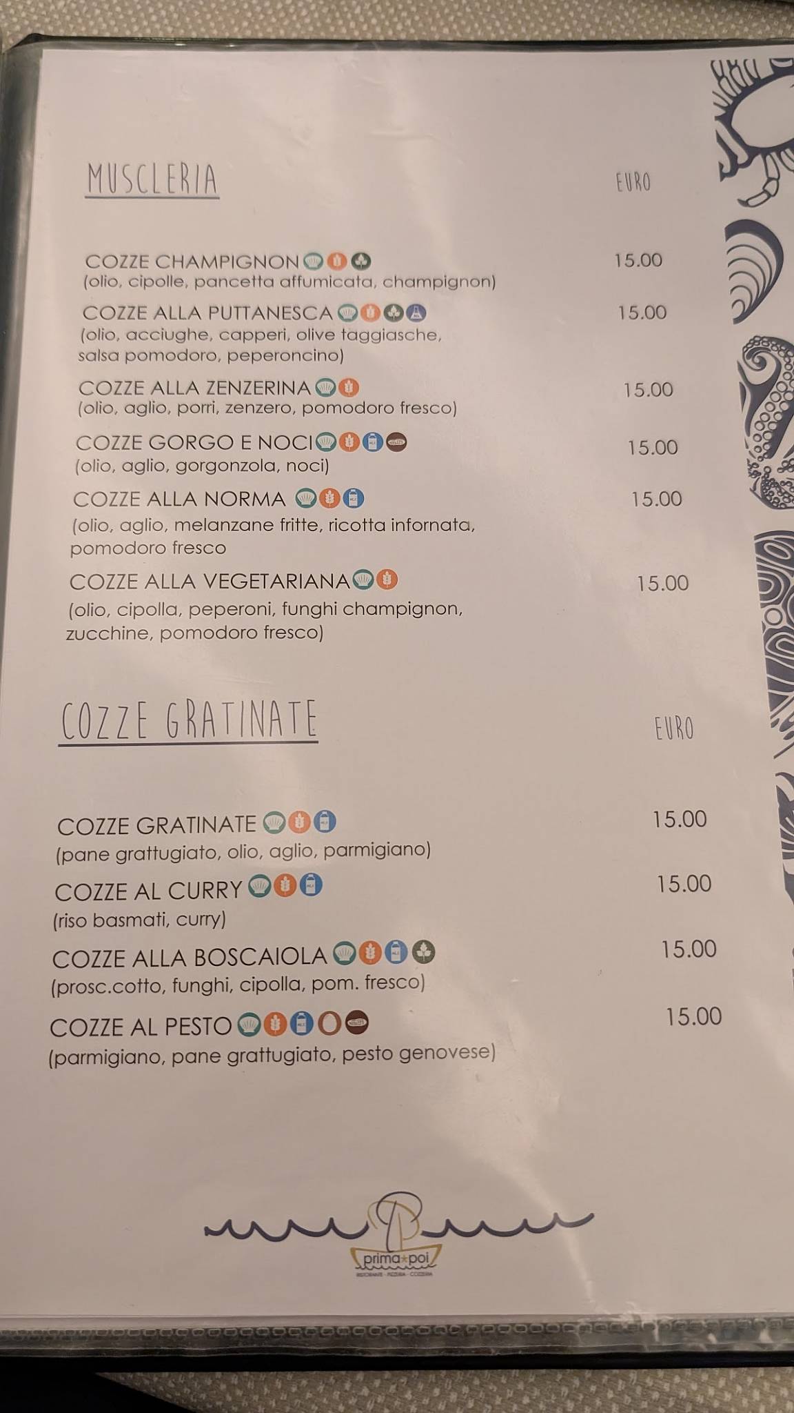 Menu di Prima e Poi 