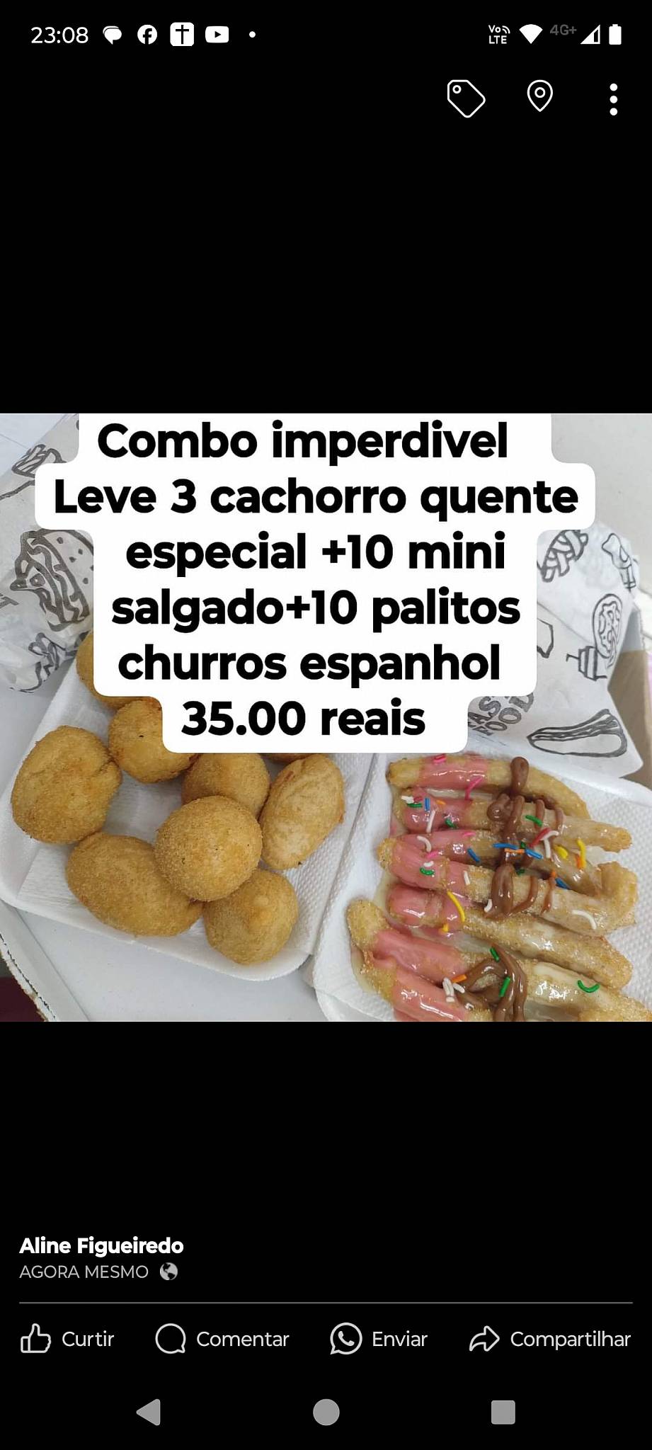 4 Estações cardápio