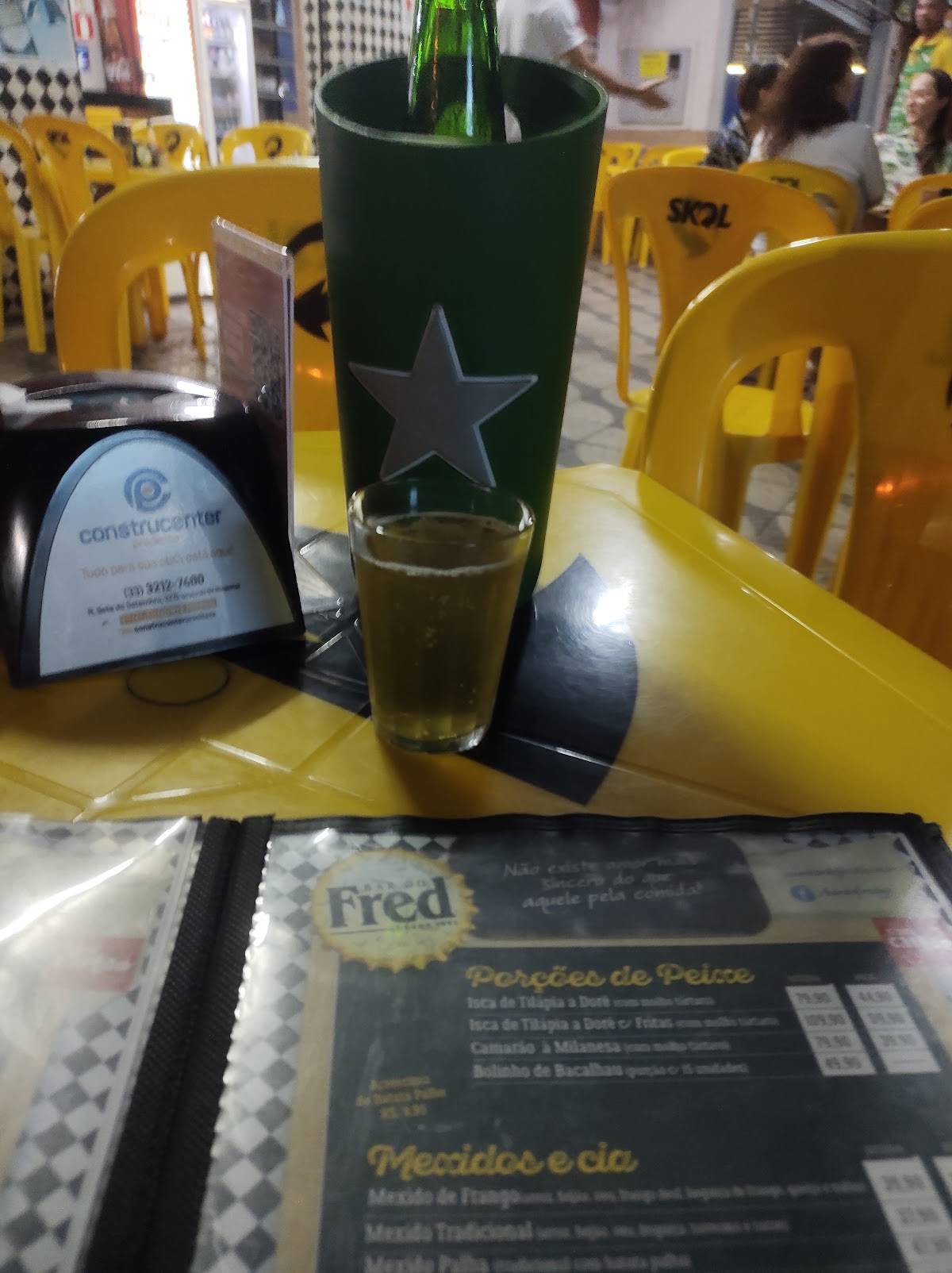 Bar do Fred - Bebidas e Porções cardápio