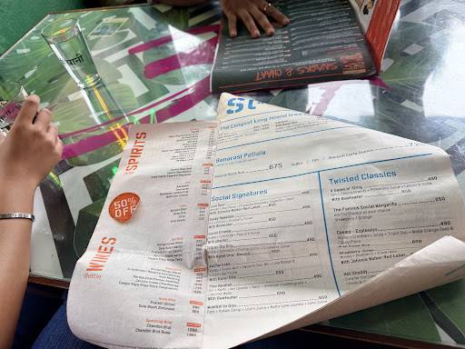 Carter Road SOCIAL menu