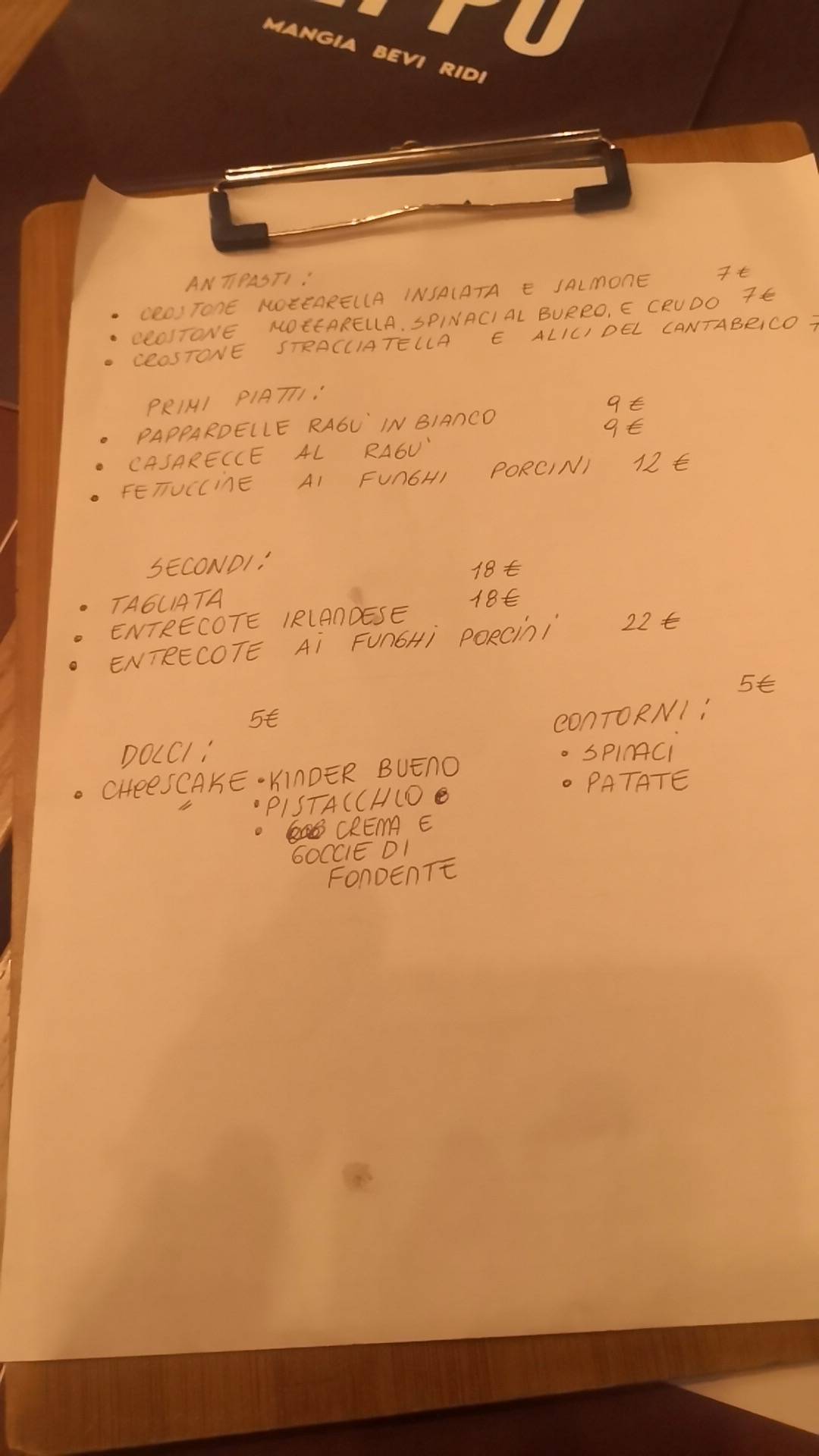 Menu di Geppo Night Beer 