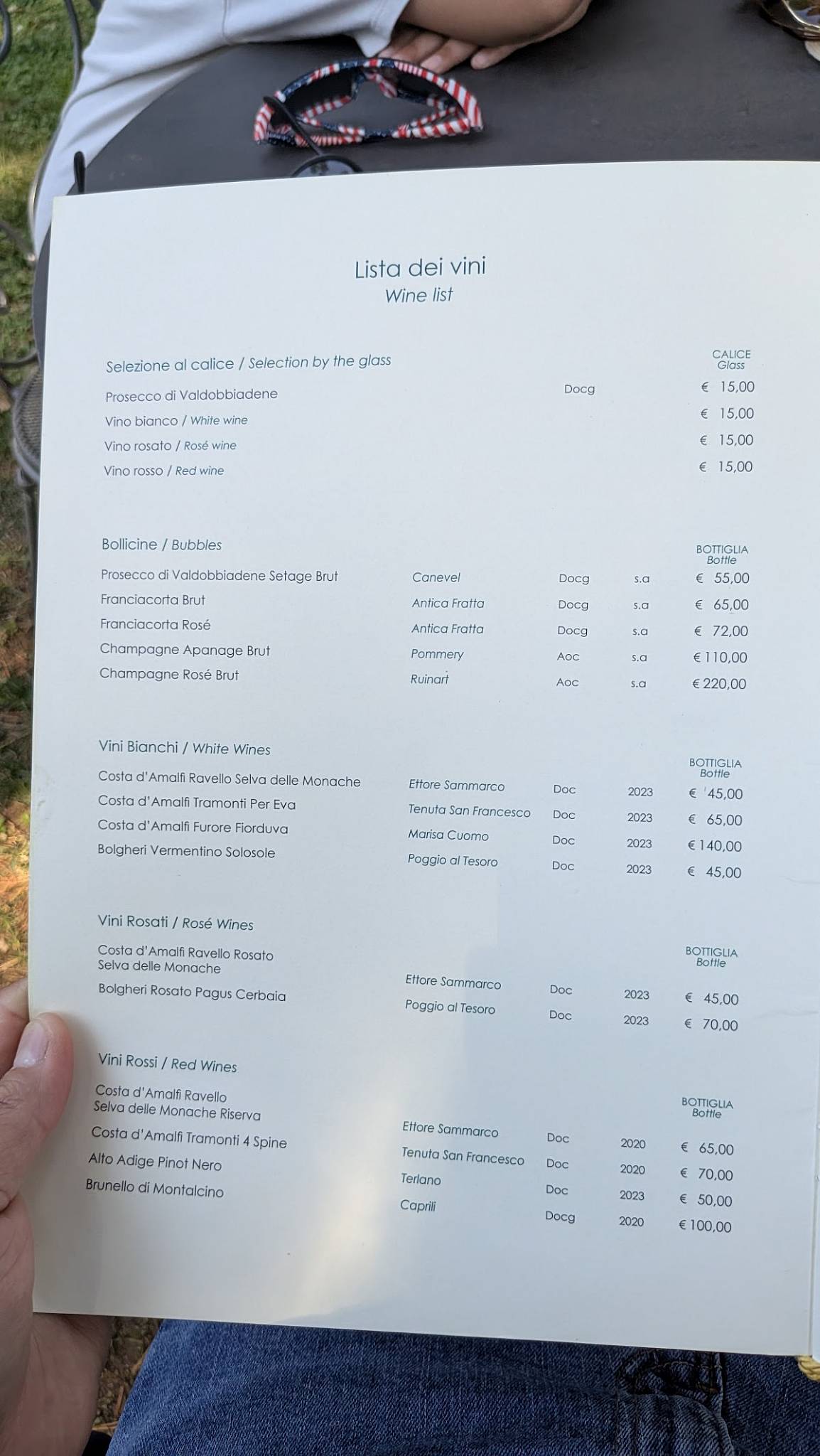 Menu di Lucille's Balcony 