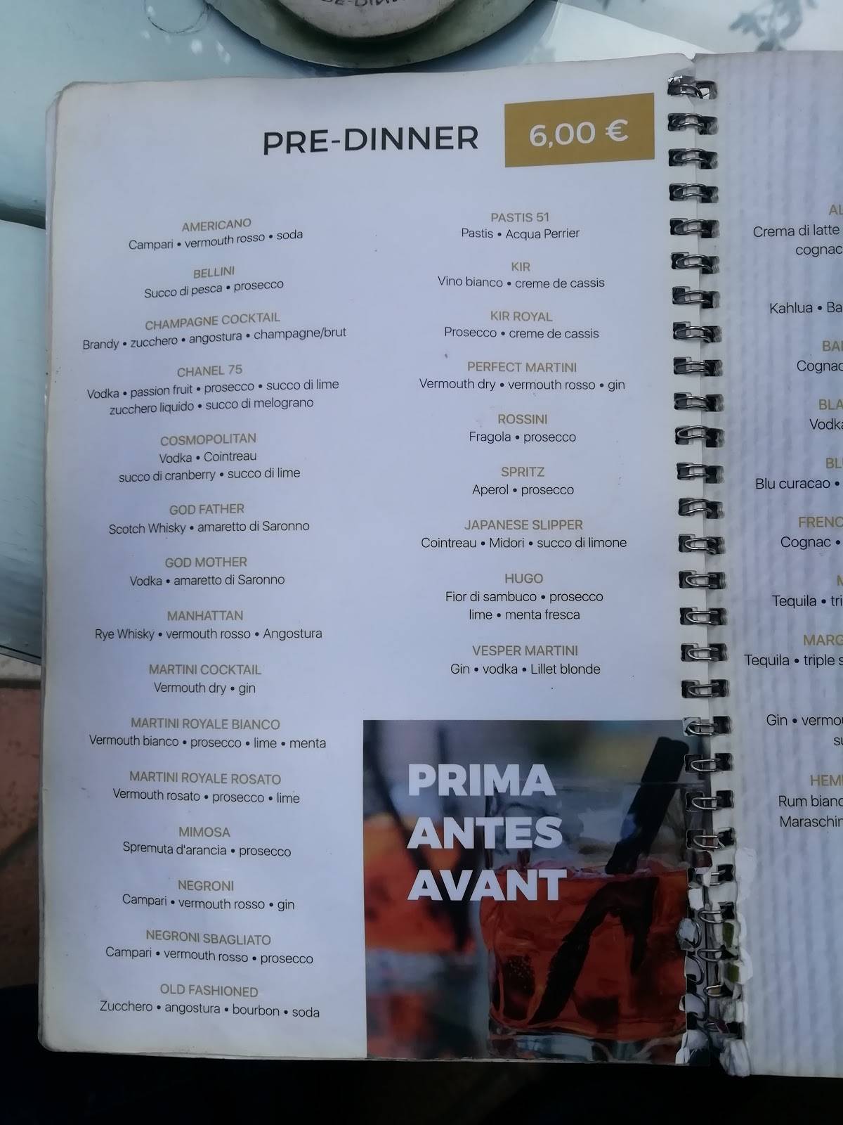 Menu di Misvago Lounge & Restaurant