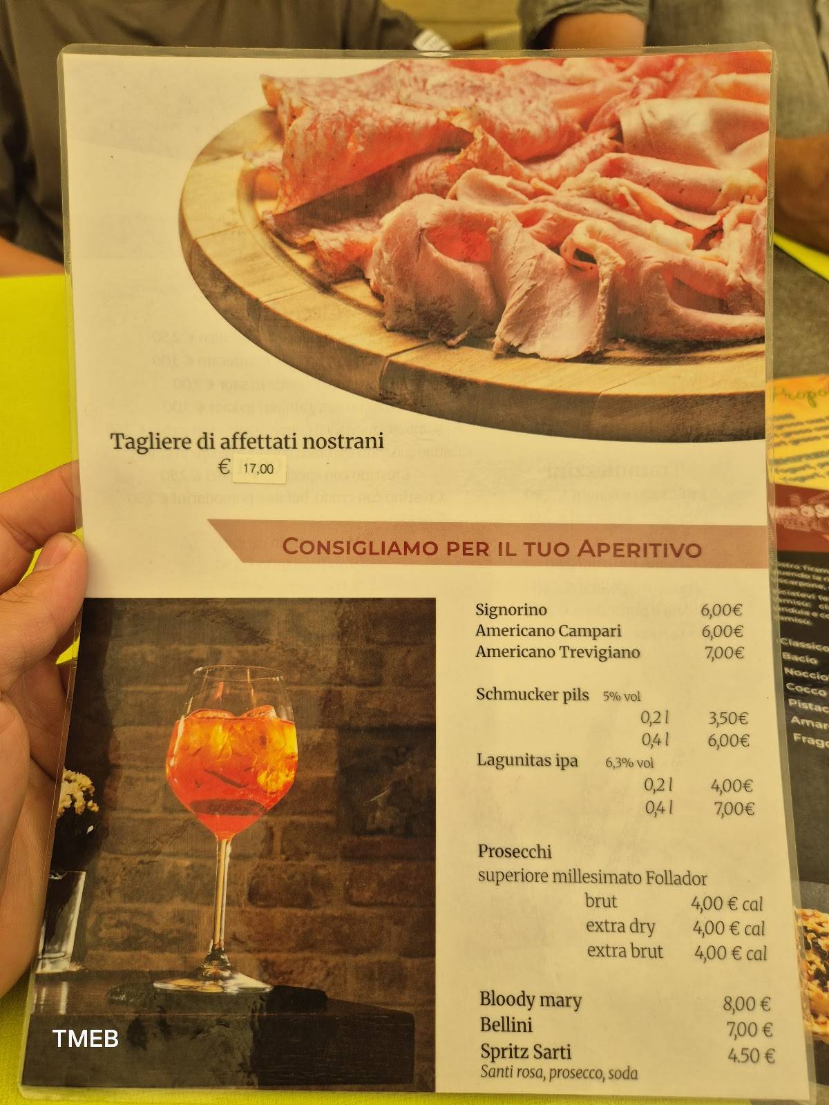 Menu di Signore e Signori 