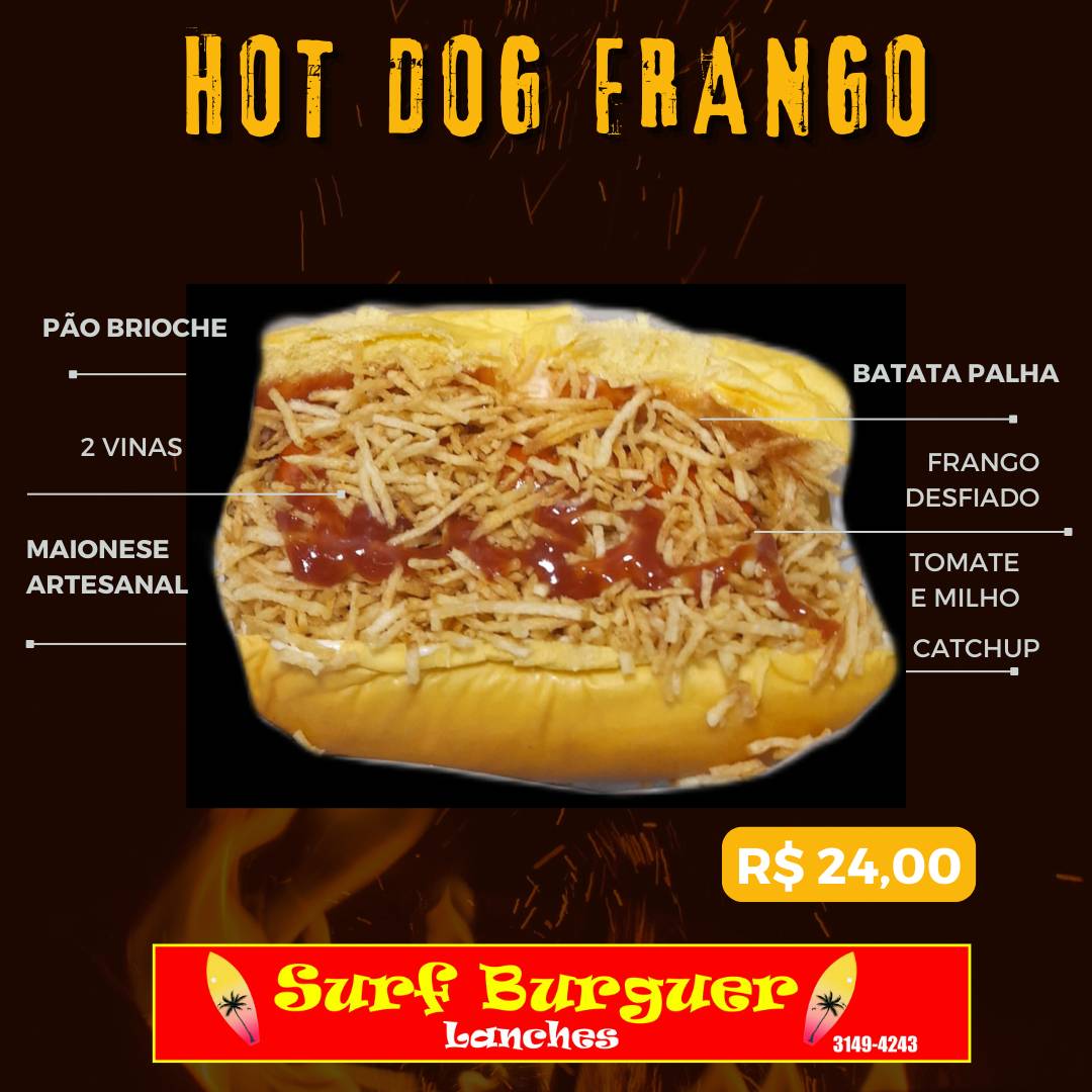 Surf Burguer Lanches cardápio