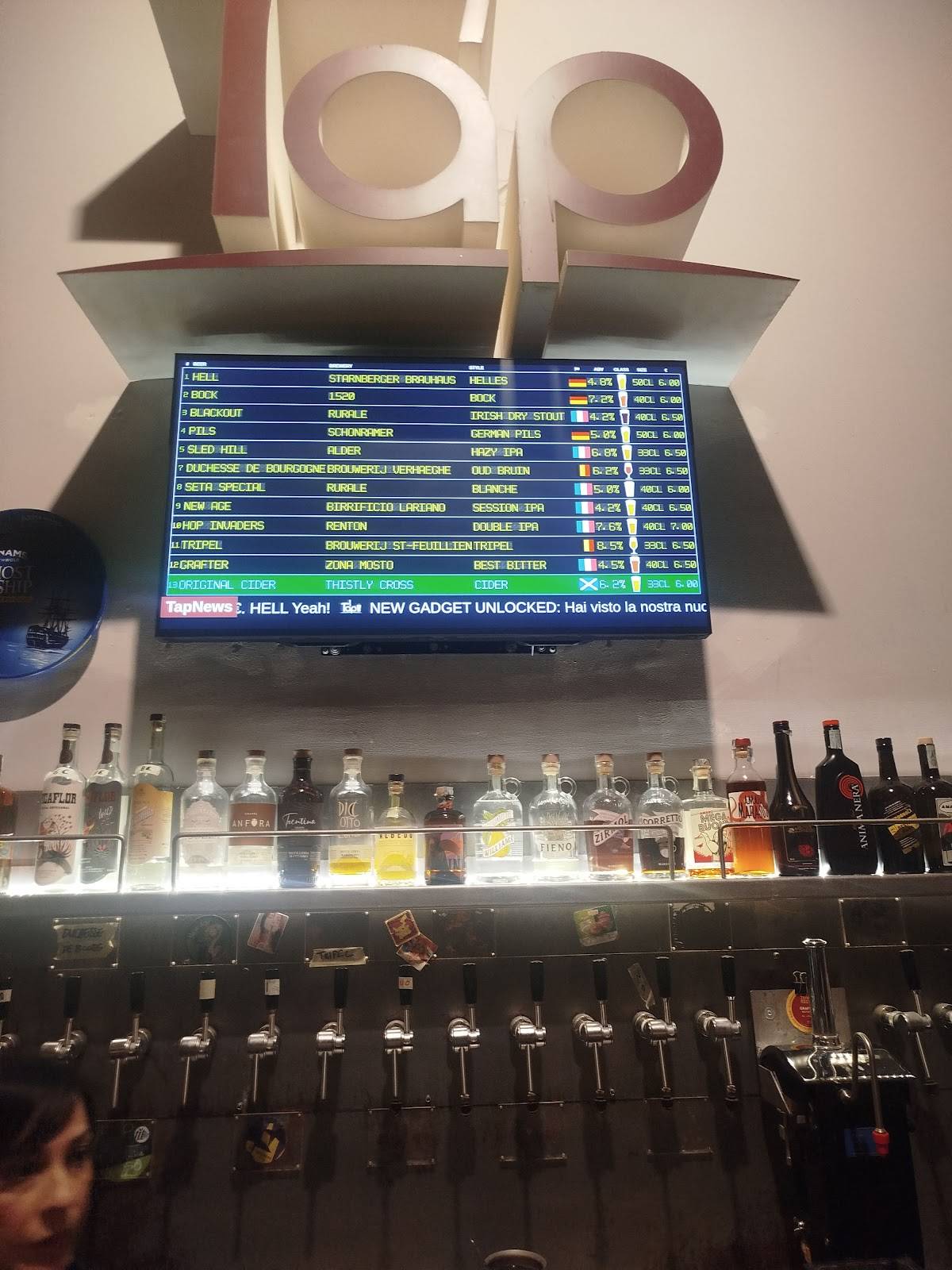 Menu de Tap