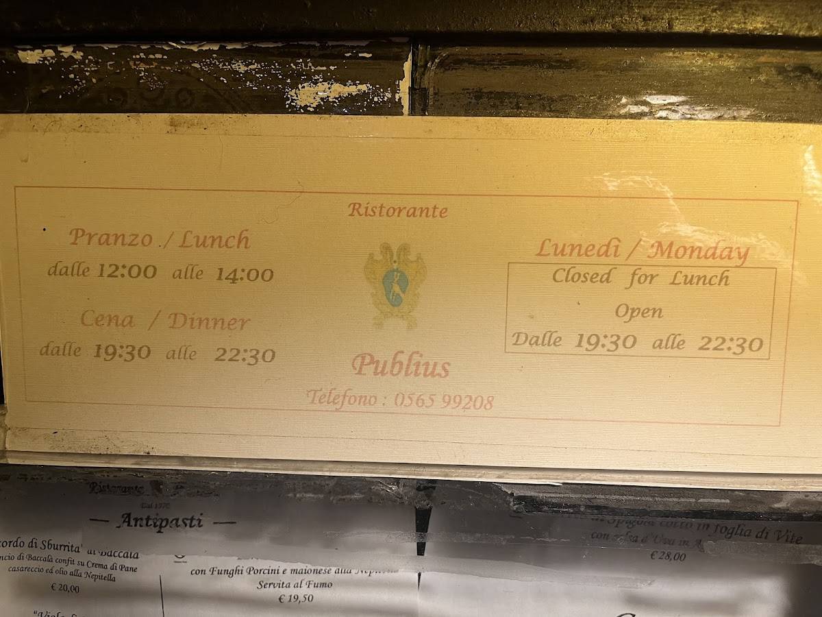 Menu di Publius 