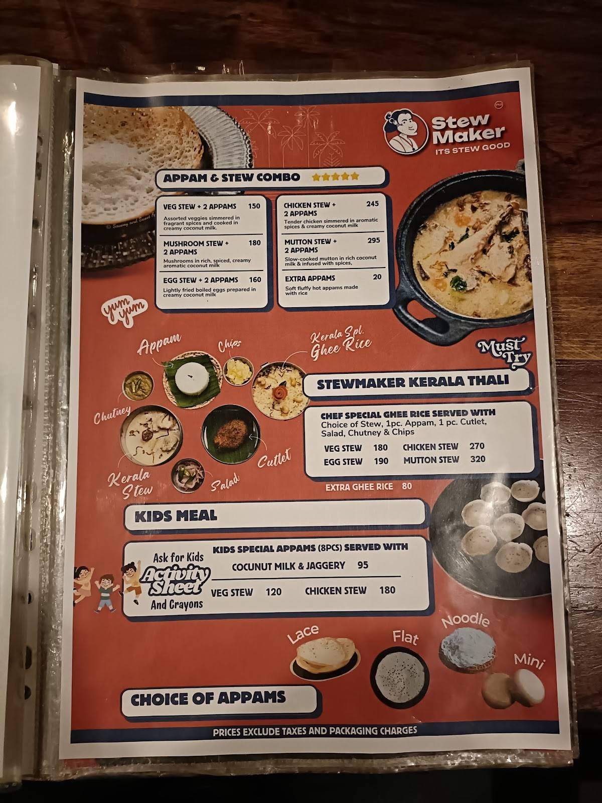 Pull-Over Drive-in menu