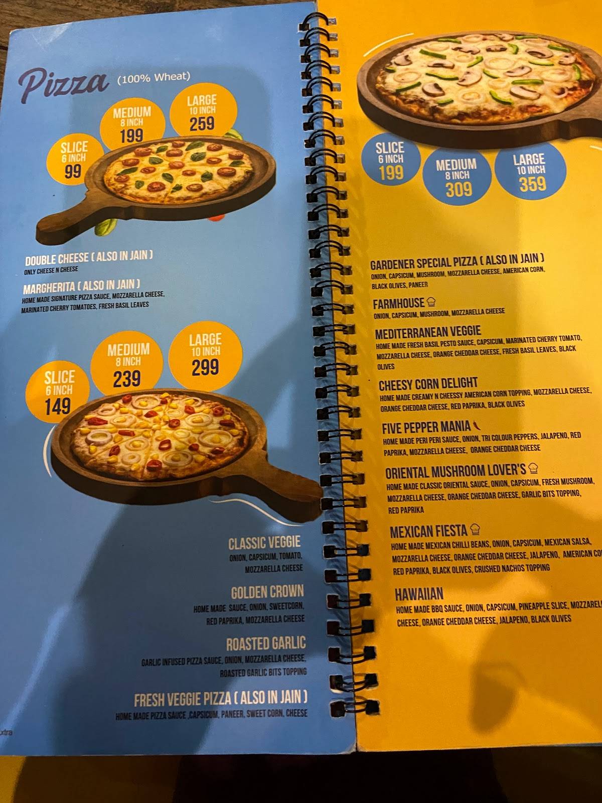 Crazy Cheesy Bavdhan menu