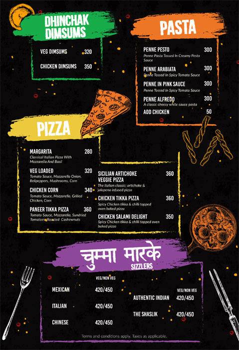 Thikana Hinjawadi menu