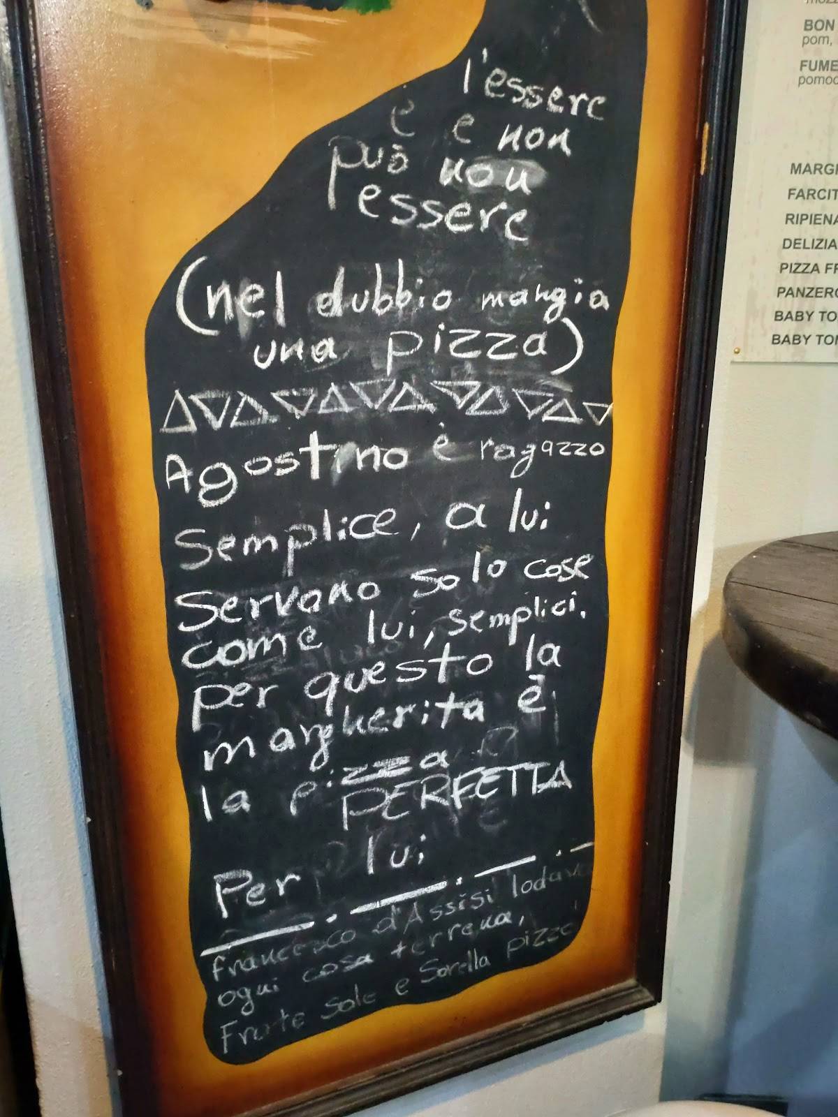 Menu di Quelli della Pizza 