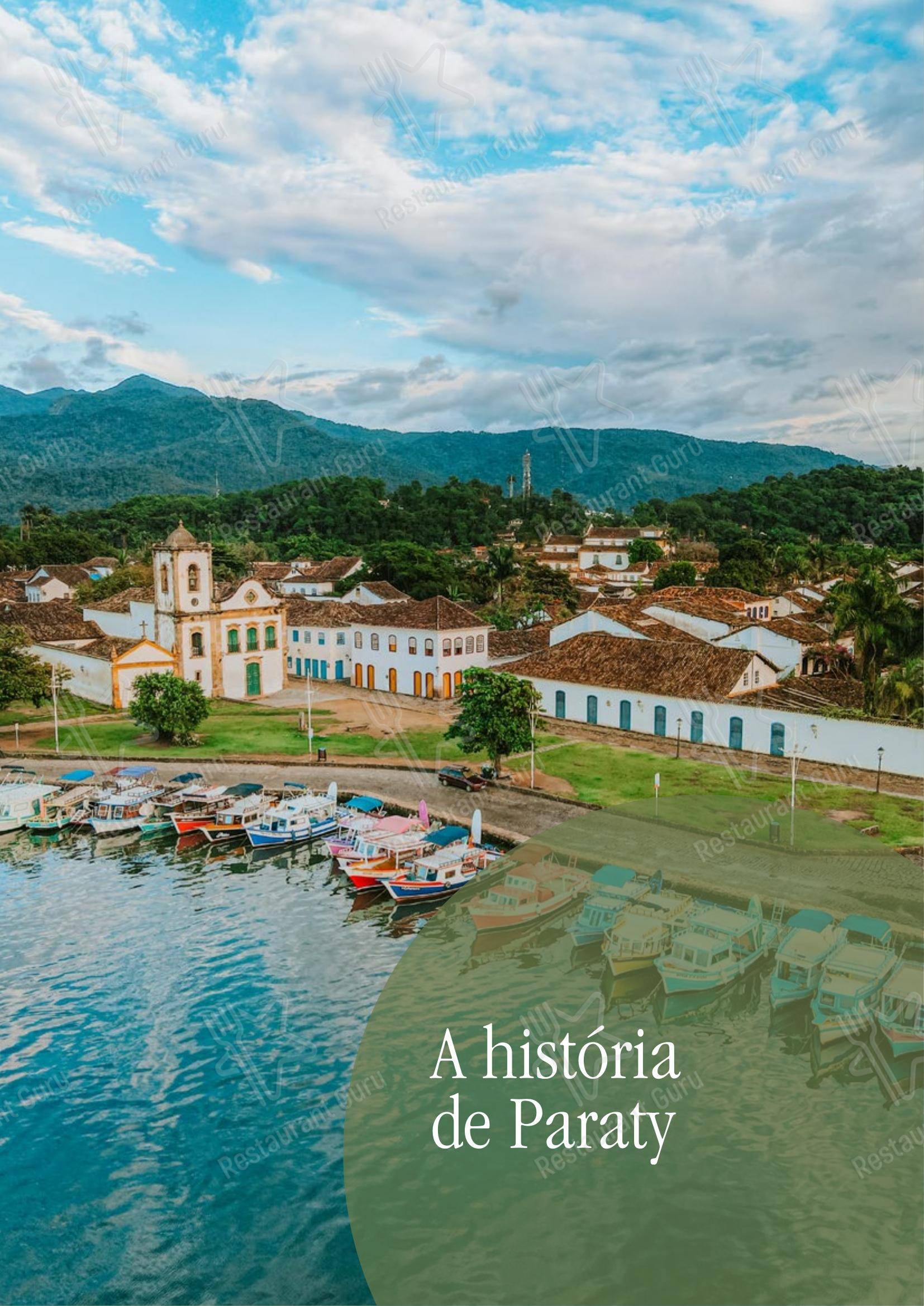 Quintal das Letras em Paraty - Menu bar