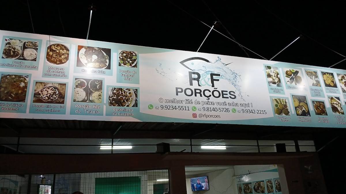 R&Fporções cardápio