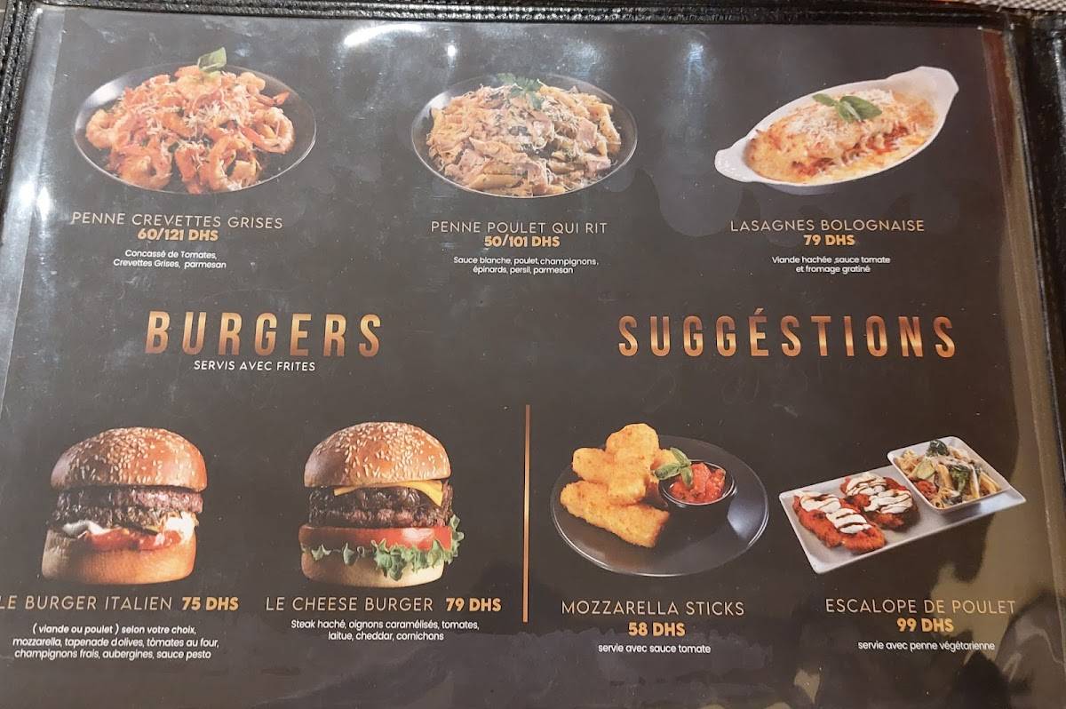 Menu de Baci