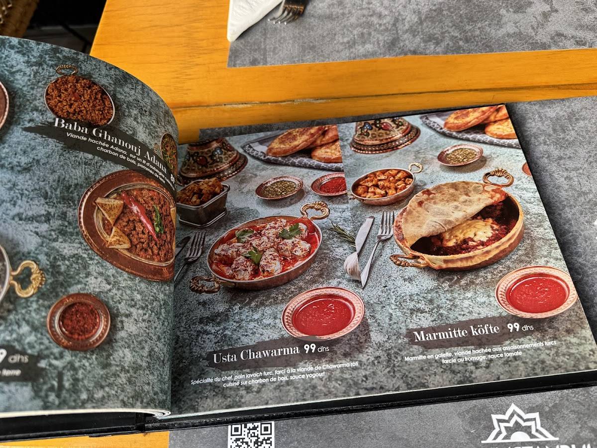 Menu de Beyti Istanbul