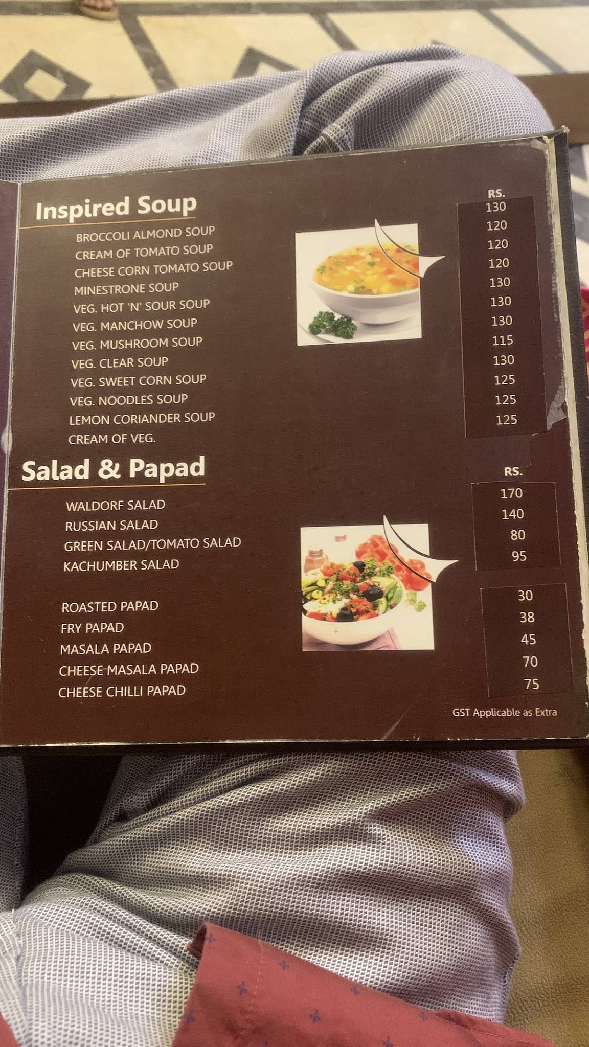Radhe Restaurant and Banquet menu