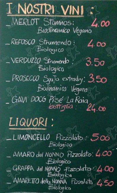 Menu di Radicetonda 