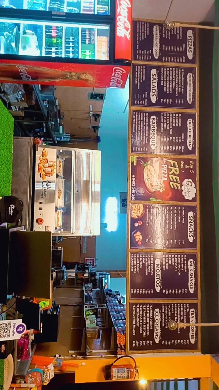 Rainbow Restro Cafe menu