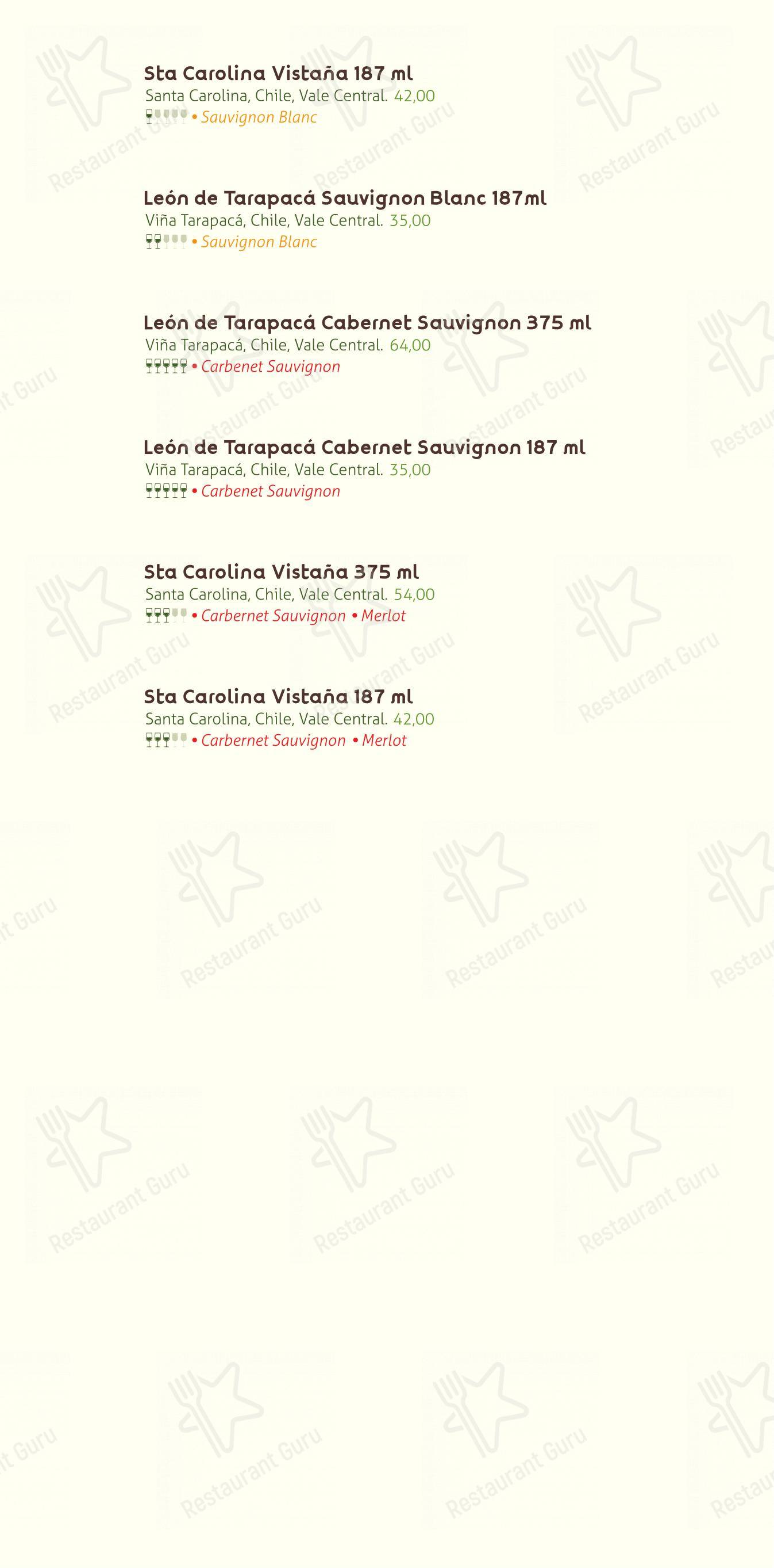 Raízes Restaurante Pizzaria menu - 菜单
