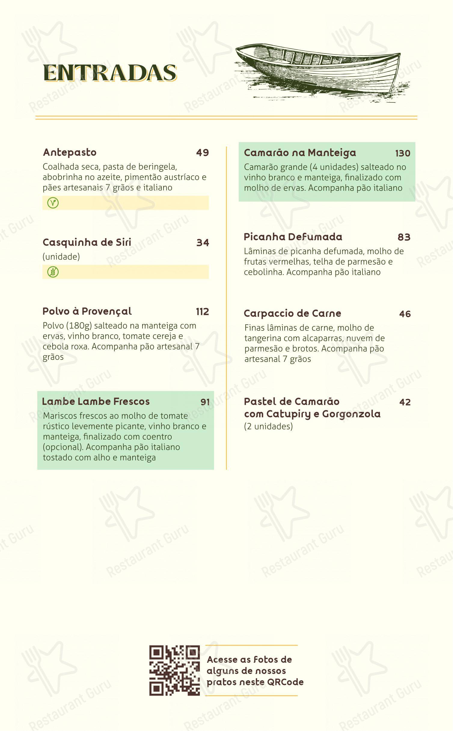Raízes Restaurante Pizzaria - Menu