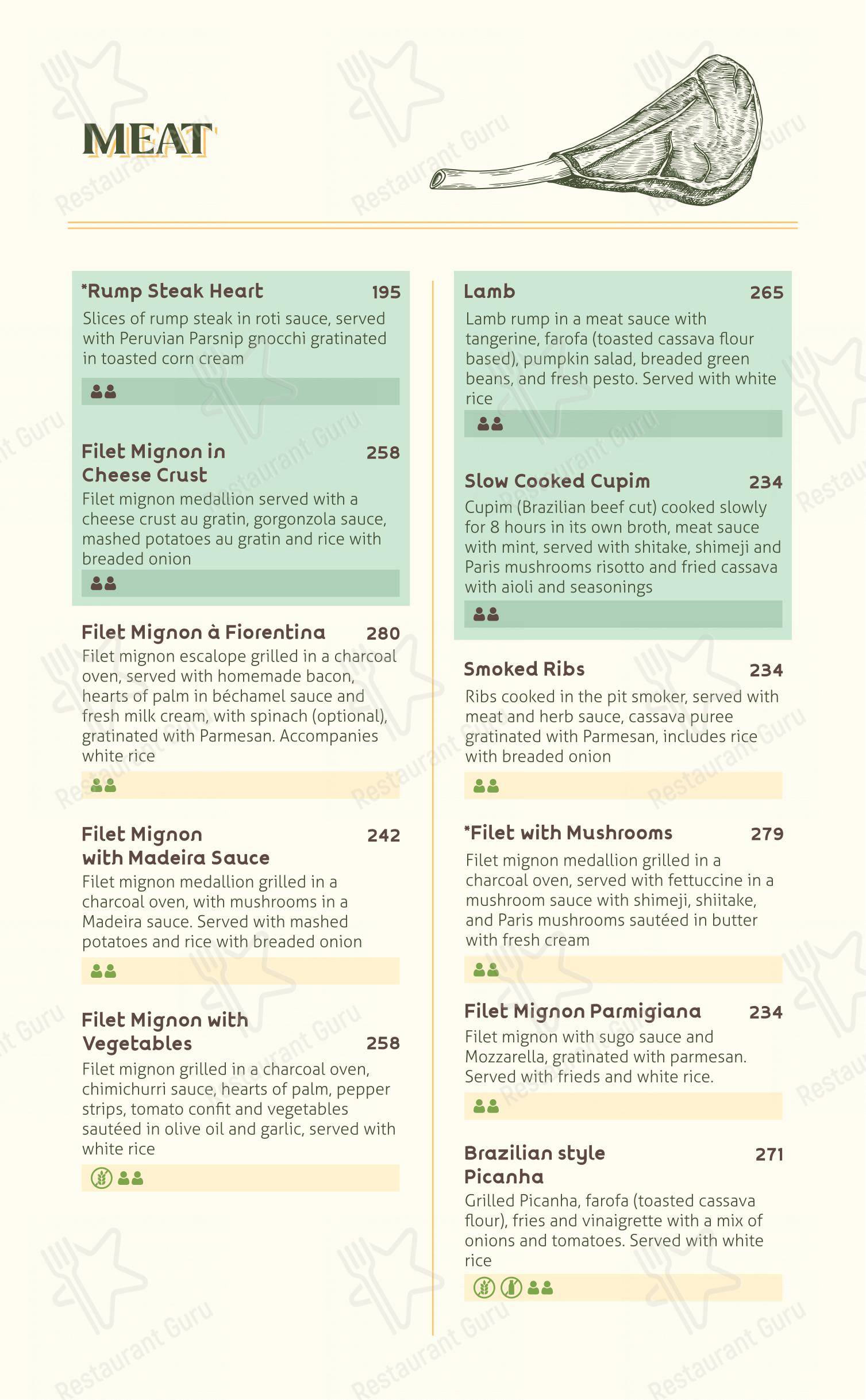 Raízes Restaurante Pizzaria em Ubatuba - Коктейльная карта