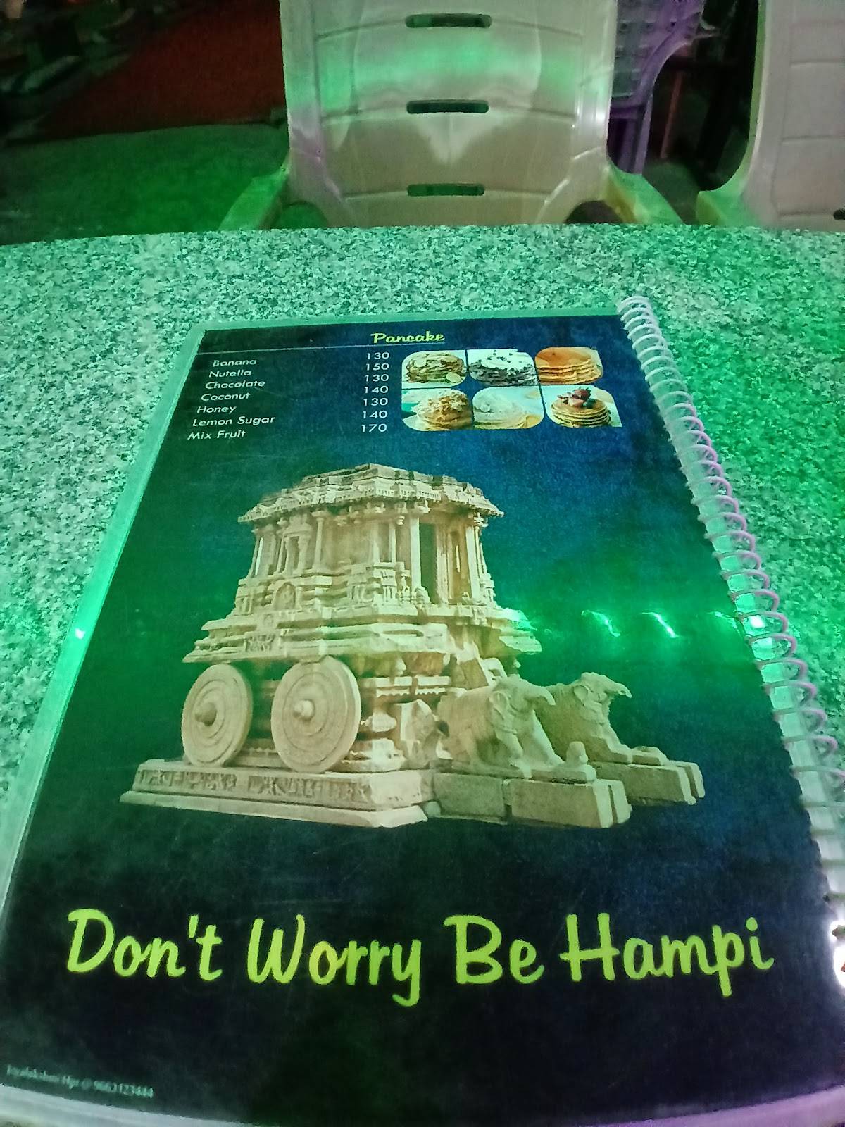 Ravi’s Rose Restaurant menu