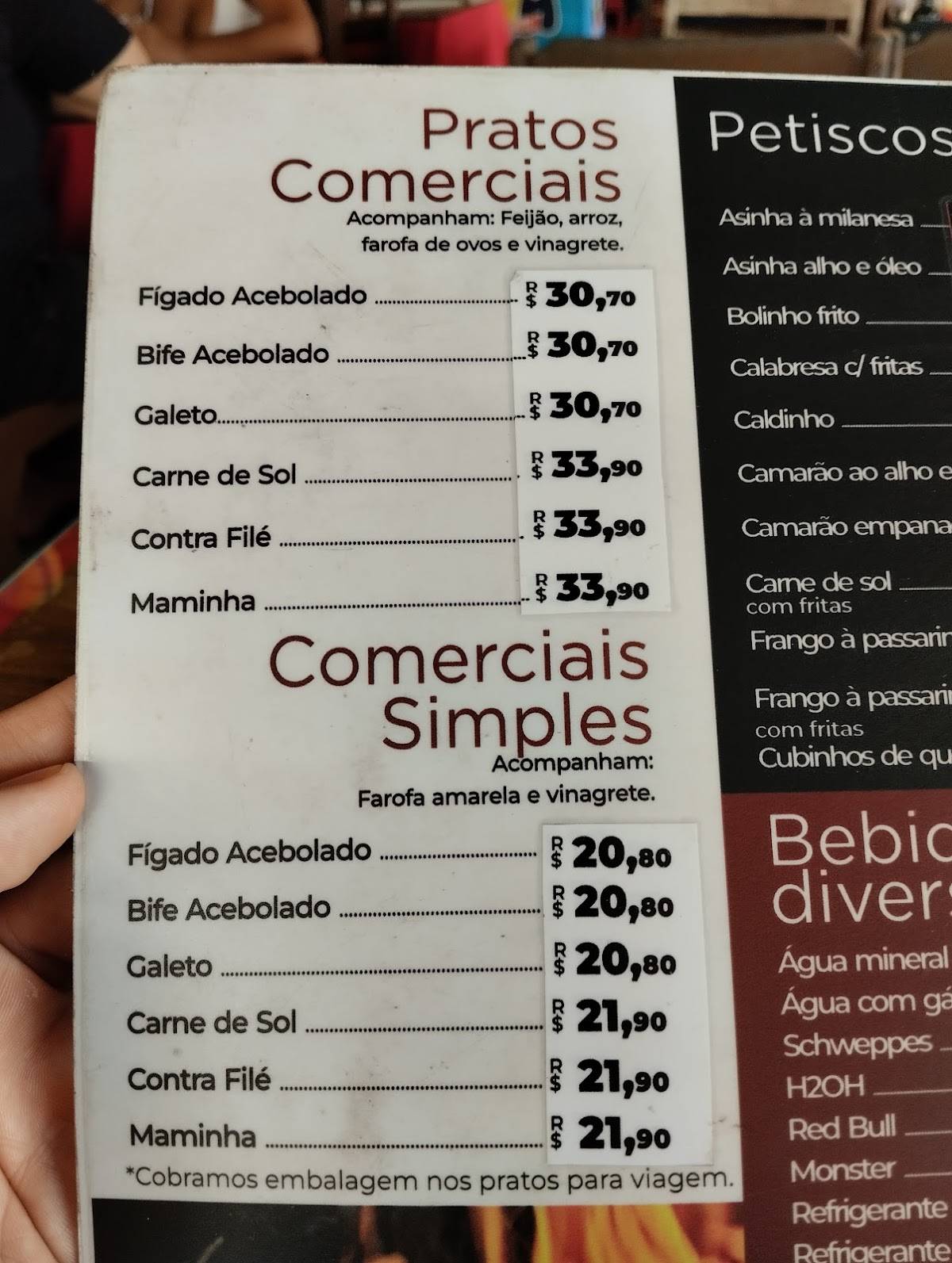 Recanto da Picanha Churrascaria e Pizzaria cardápio
