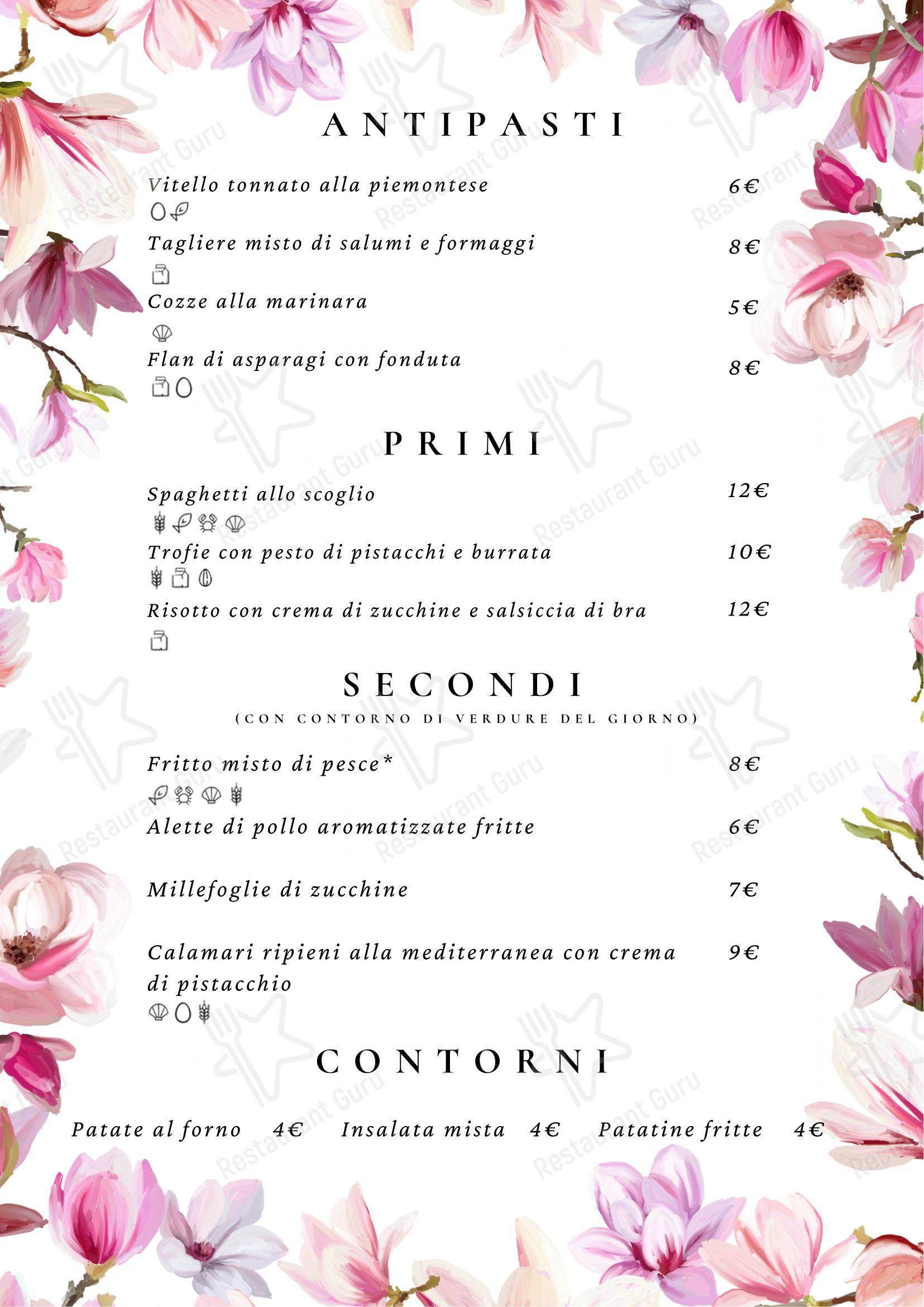 Replay Restaurant in Nichelino - Menu