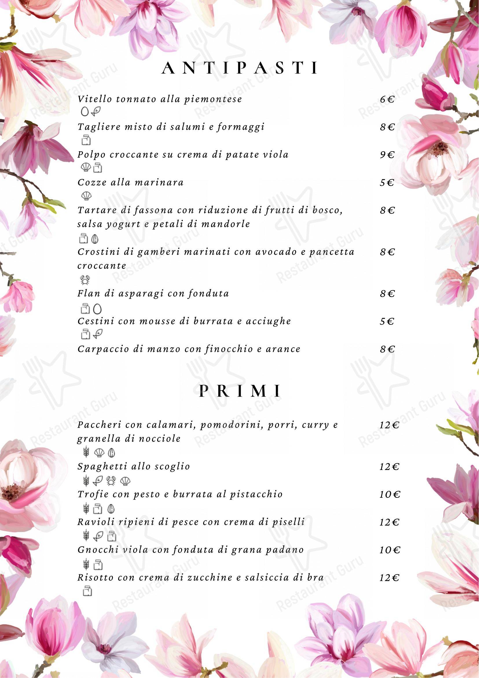 Menu per Replay Restaurant in Nichelino