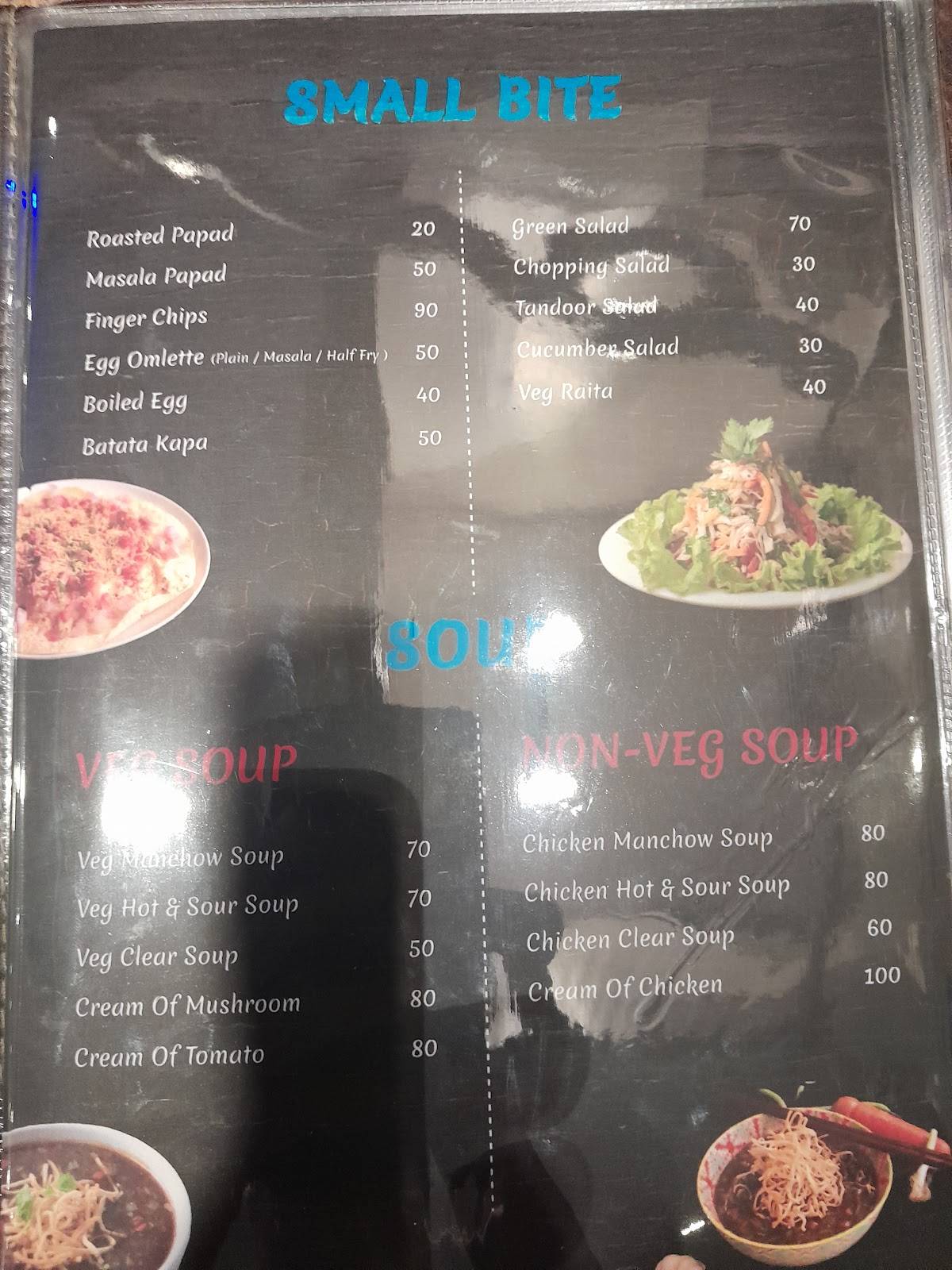 Ankita Classic Warkhand Road menu