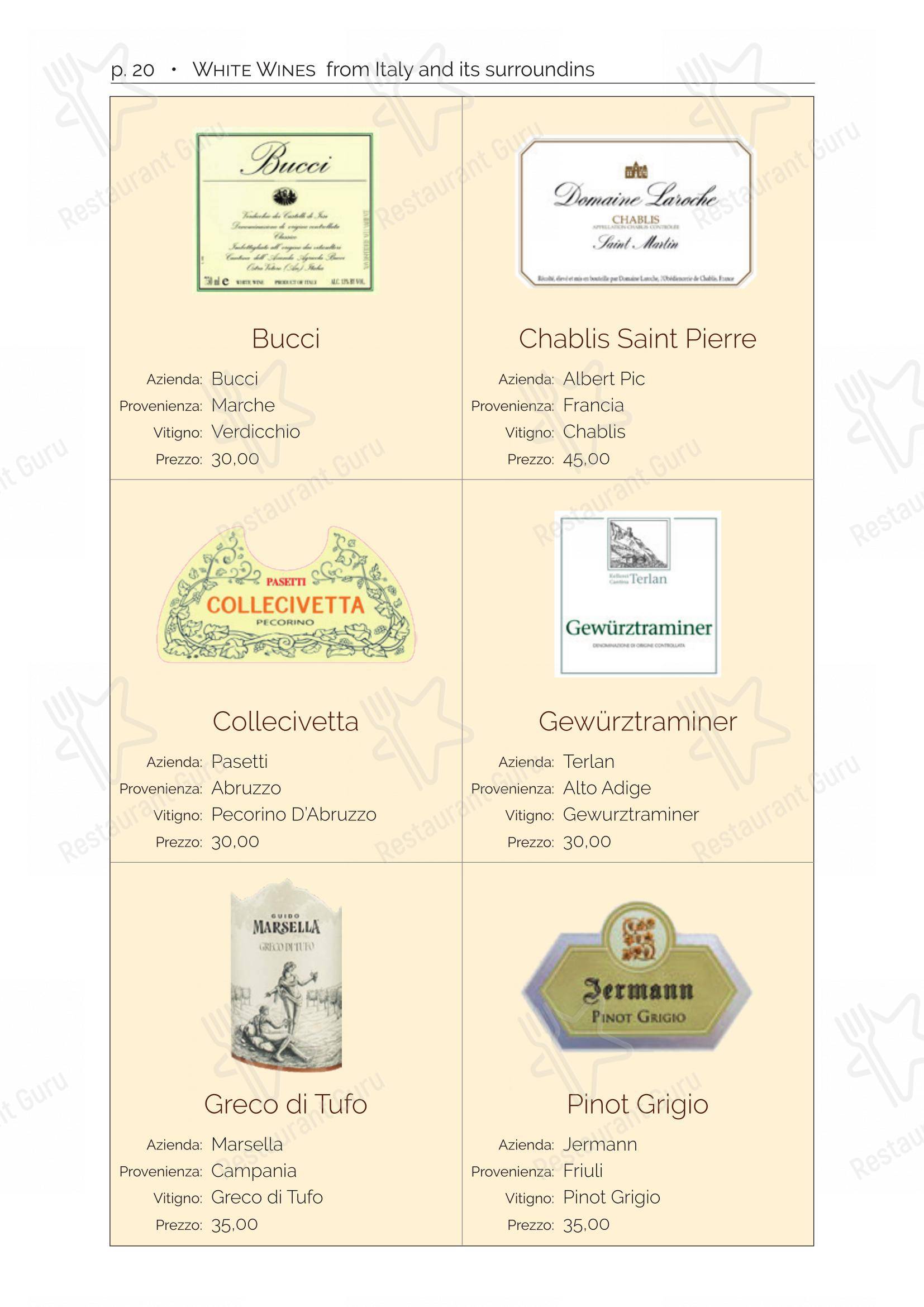 Menu di Ristorante Antiche Mura - Детское