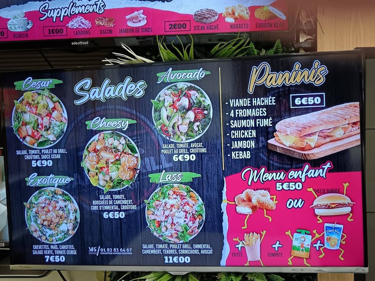 Menu de BAIT'S GRILL