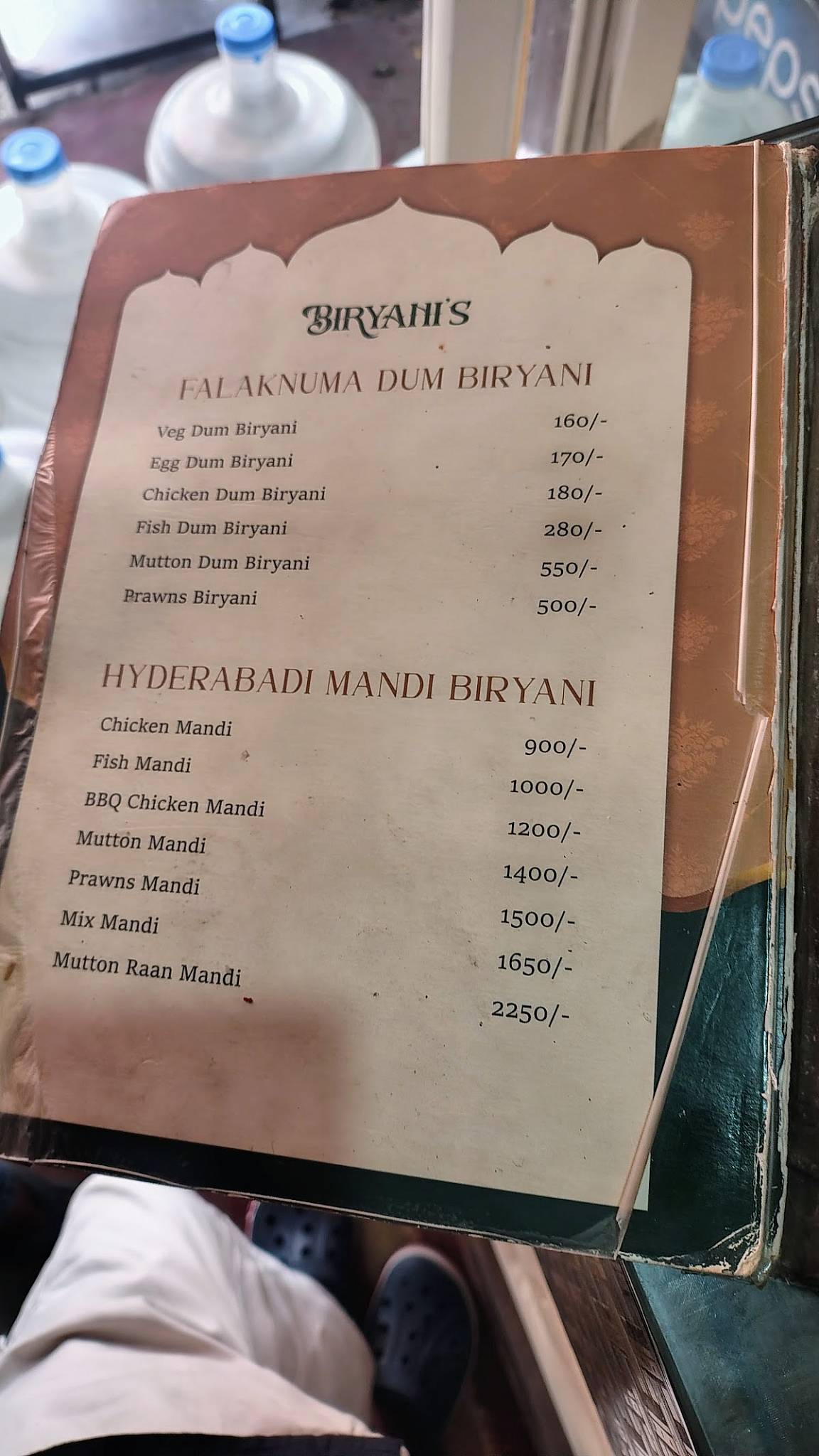 Ba-Dastoor (Ashoka Garden) menu