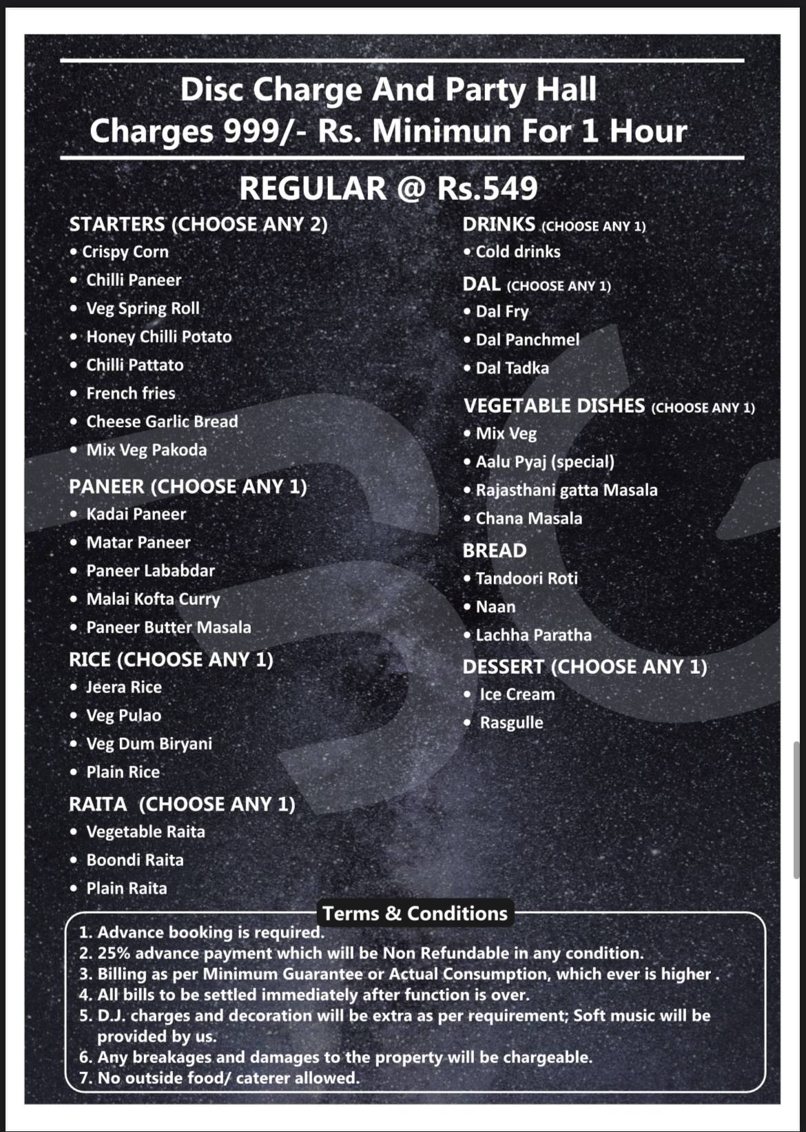 Babugulli Cafe & Restaurant Sodala Jaipur menu