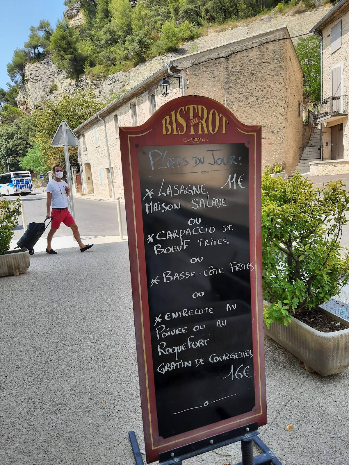 Menu de Restaurant Bar Tabac d'Alain Sanchez
