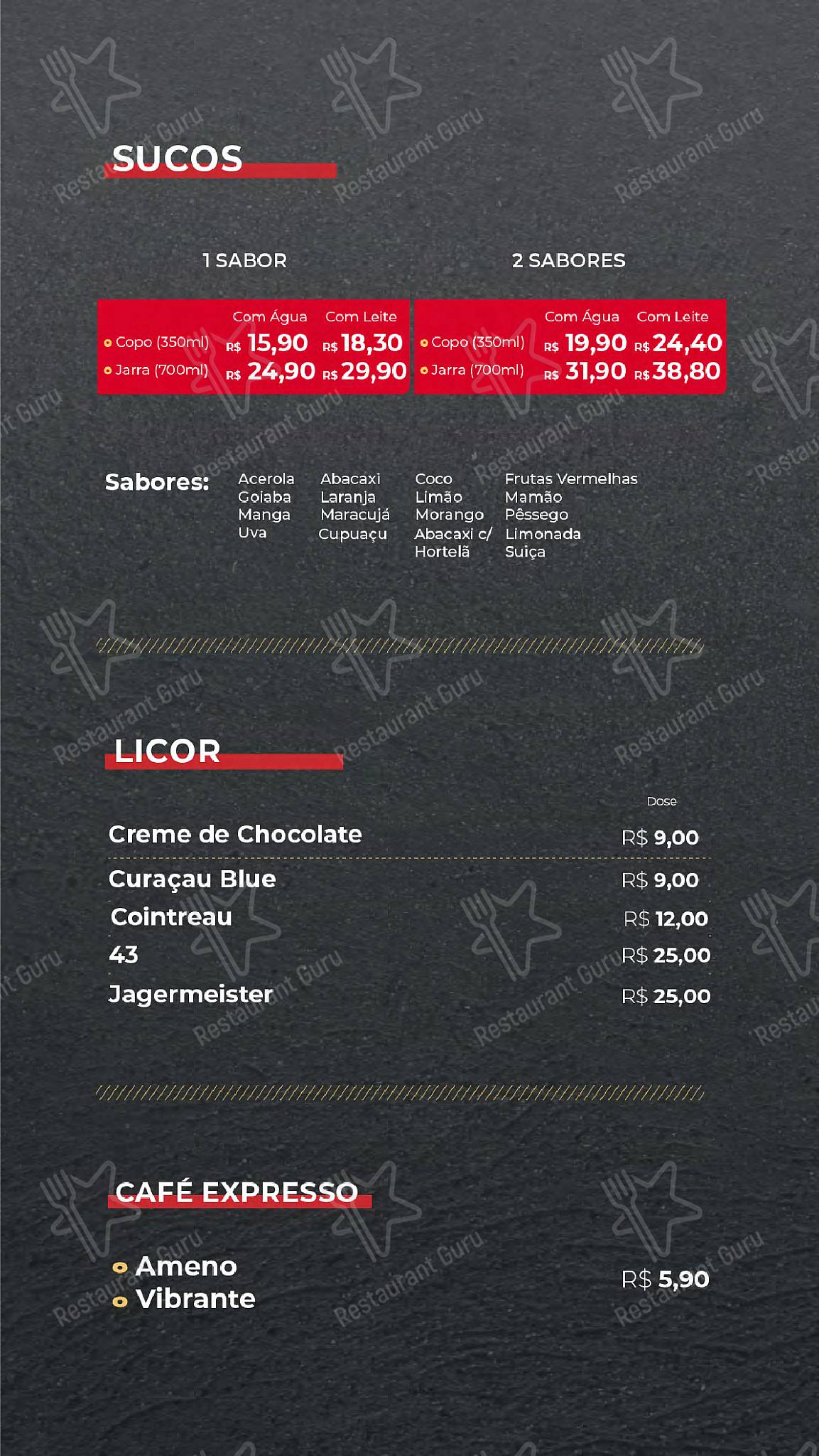 Explore o menu para Barbosa Ribs Cuiabá