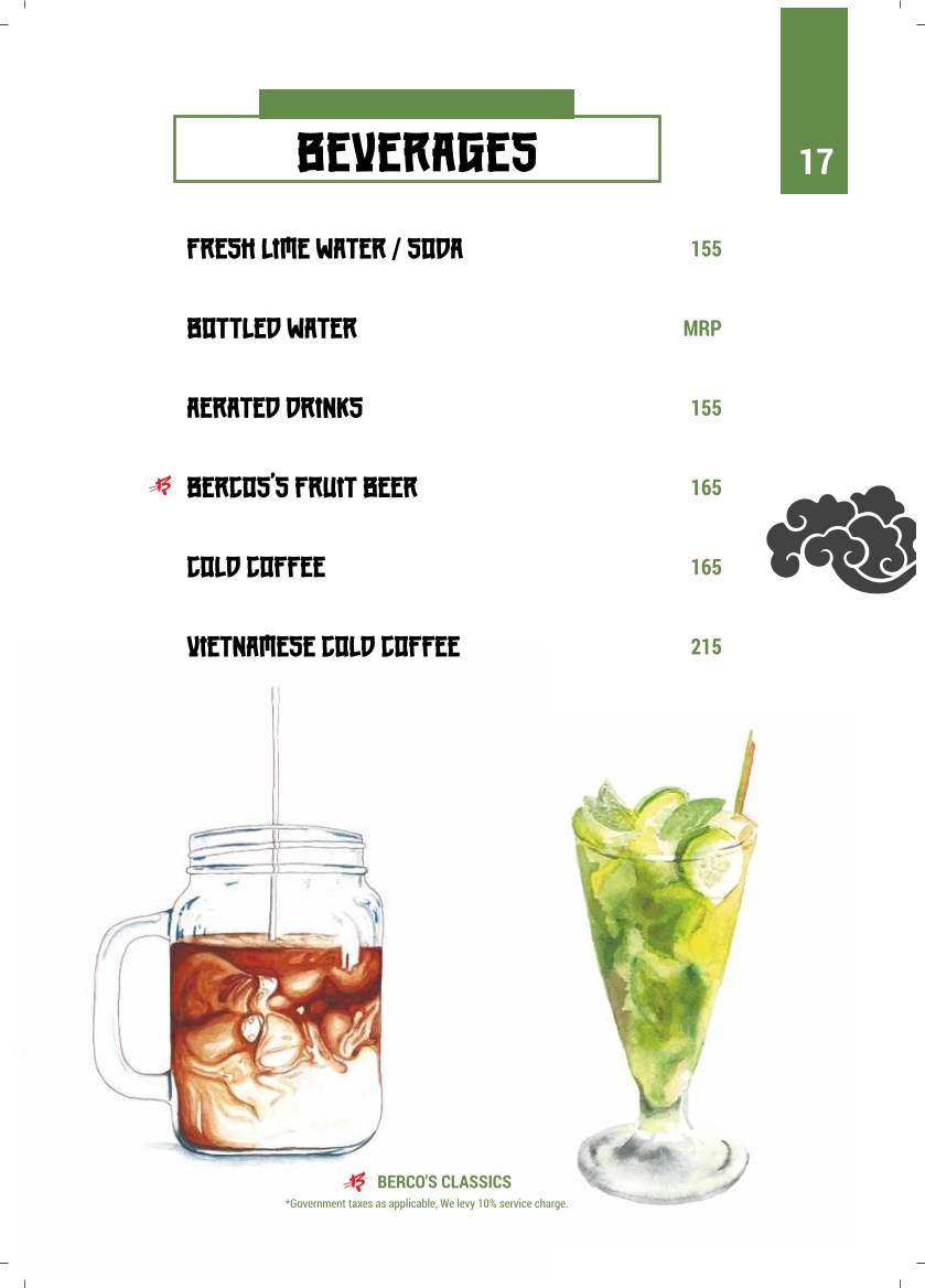 Berco's - If You Love Chinese menu