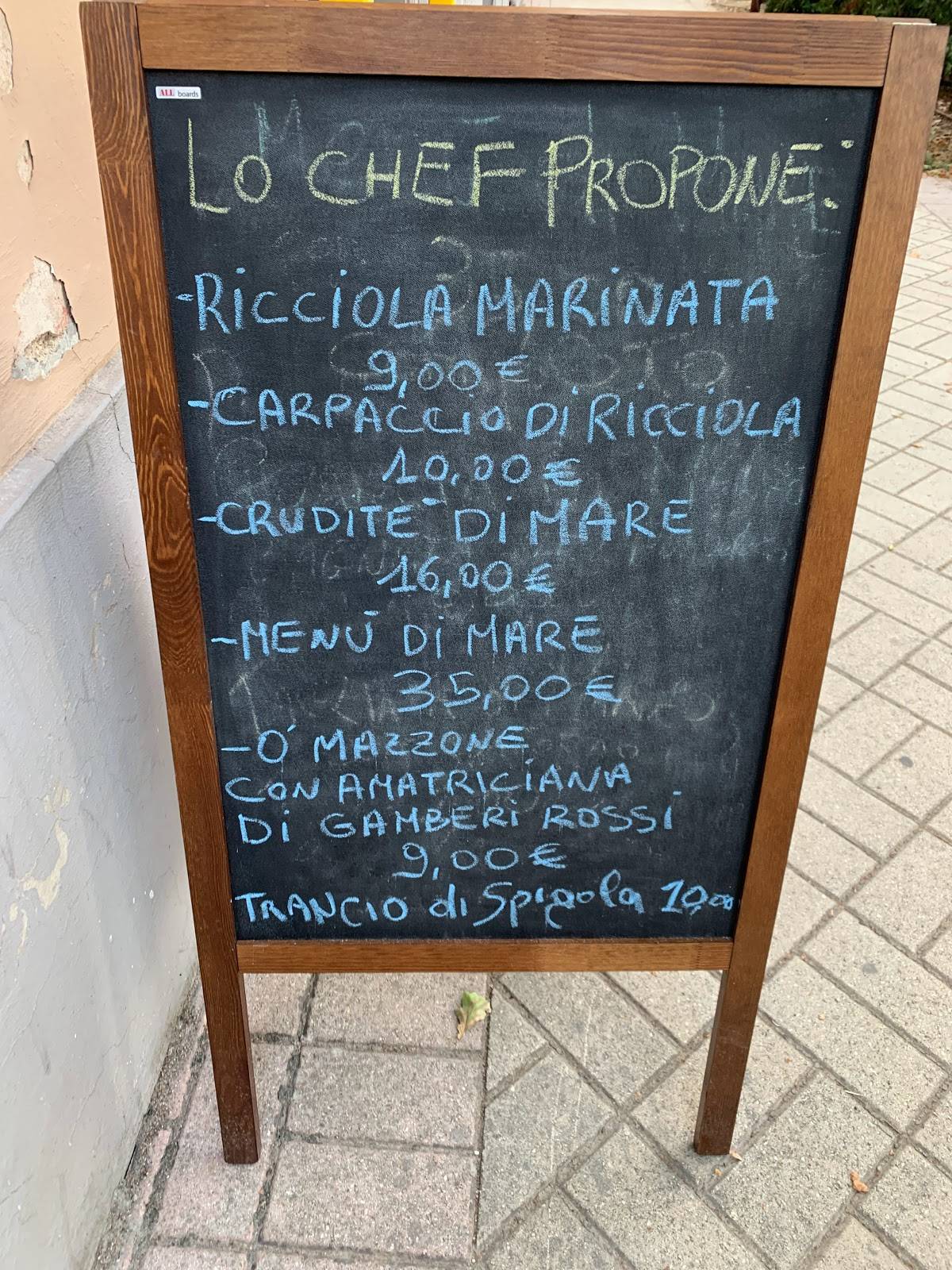 Menu di Bistrò Nanà 
