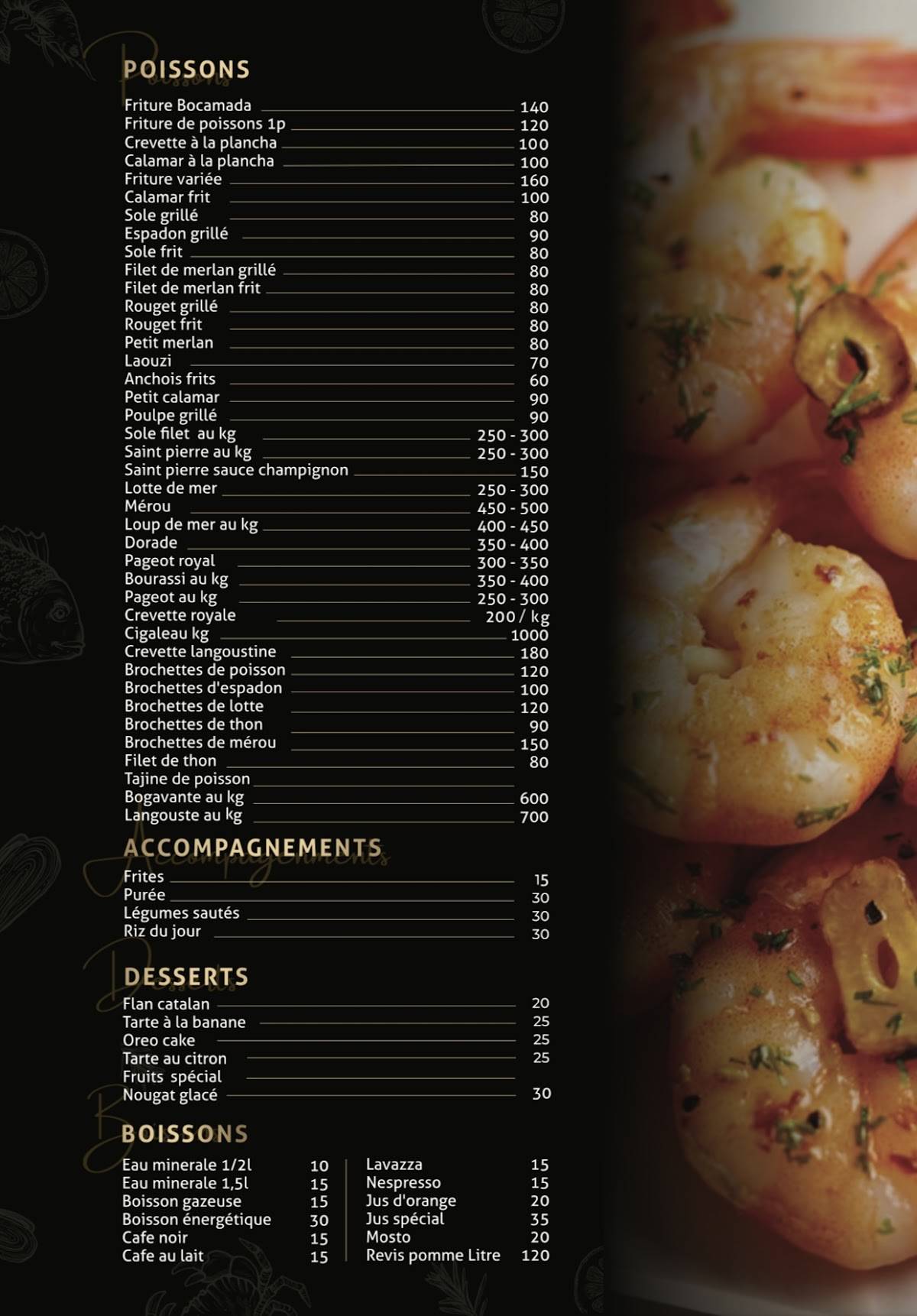 Menu de Bocamada