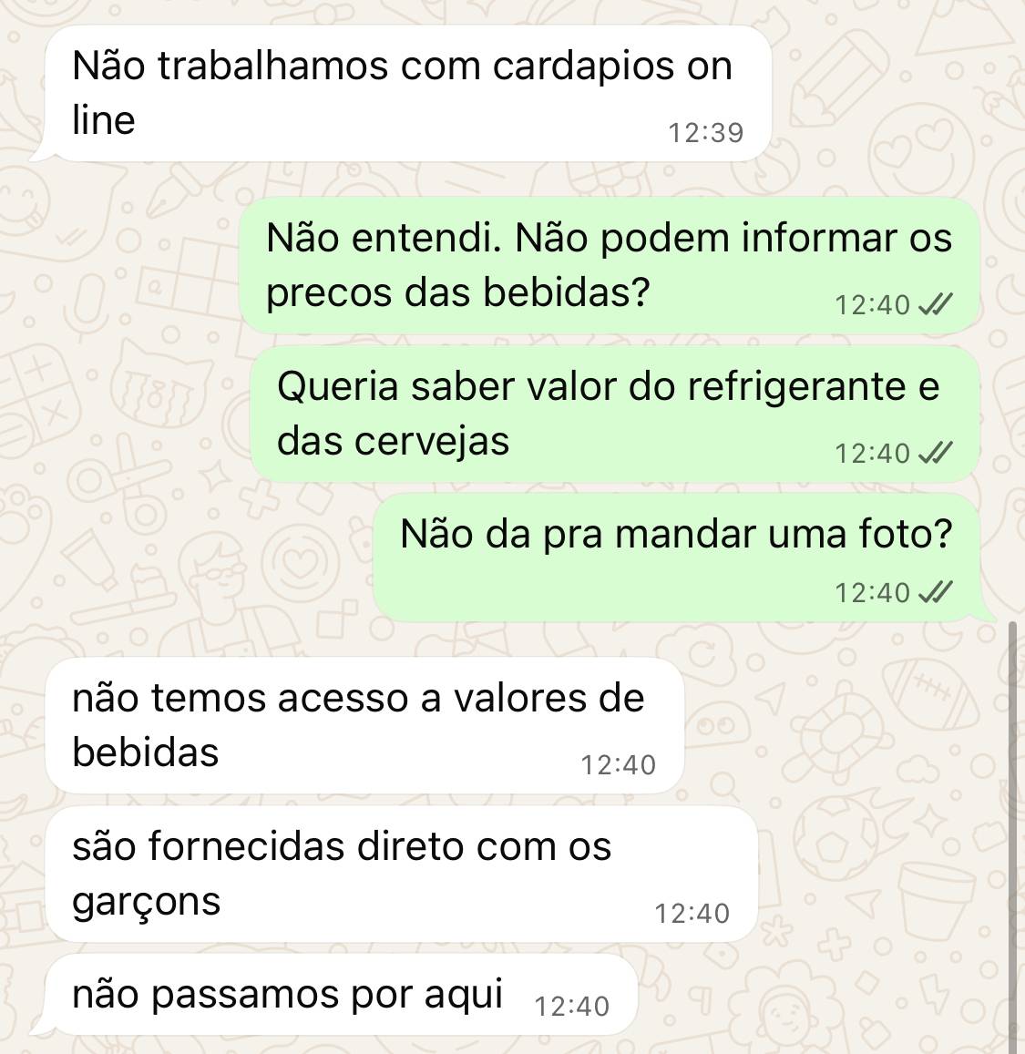 Boi e Brasa Churrascaria Olinda cardápio