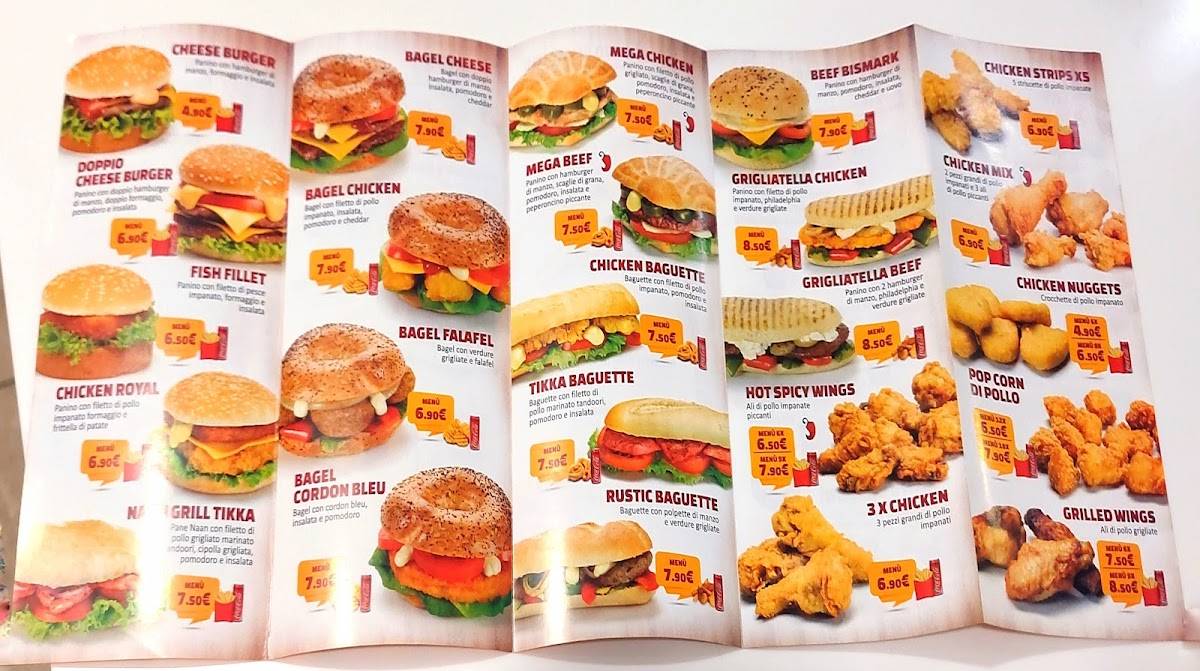Burgerama menu