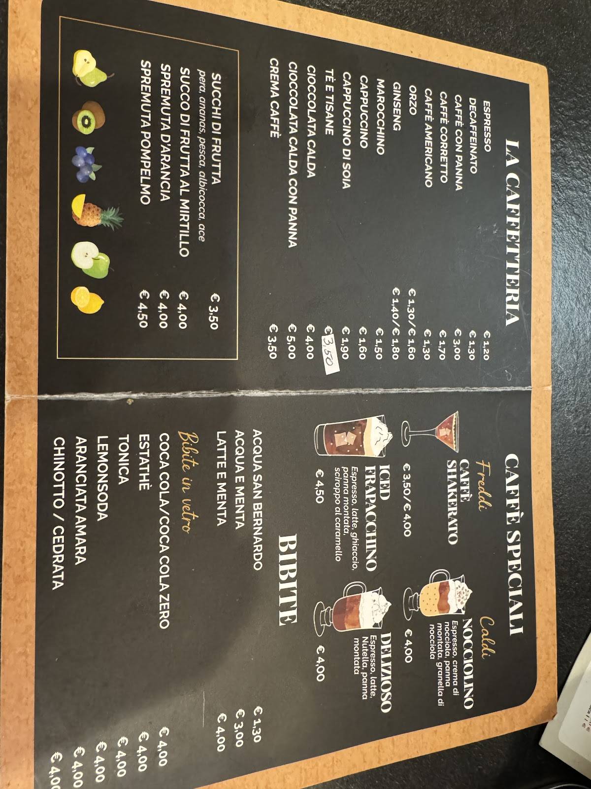 Menu di Caffè Vergnano Monza - Il Caffè Di Monza 