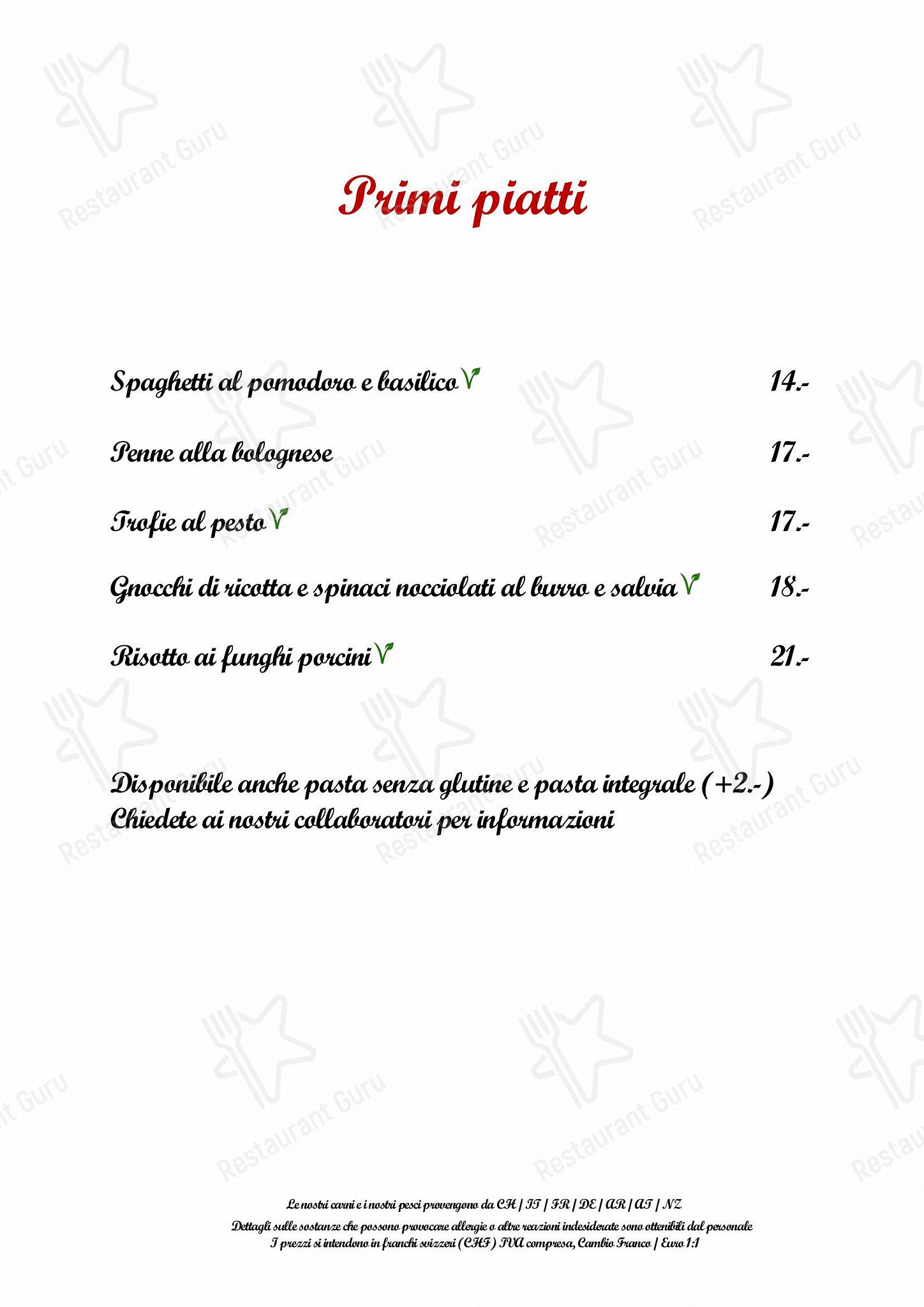 Group Booking Menu per Ristorante Casa del Popolo in Bellinzona