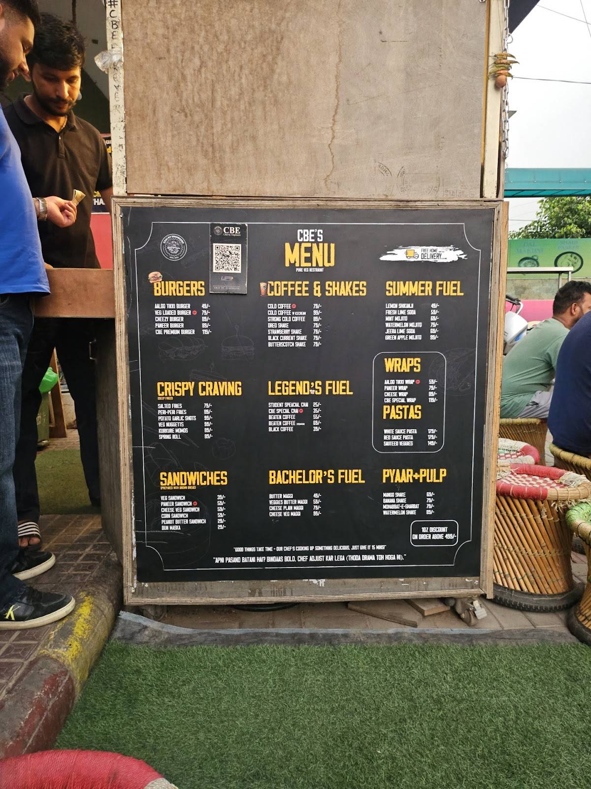 Chai by Engineers- CBE menu