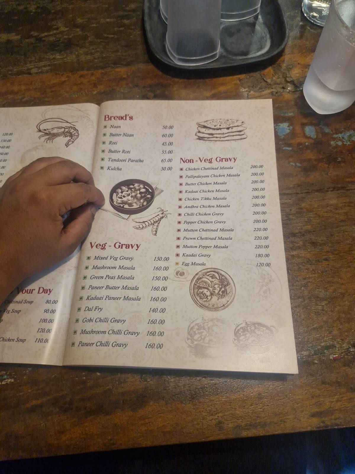 Classic Rider Café Ariyalur menu
