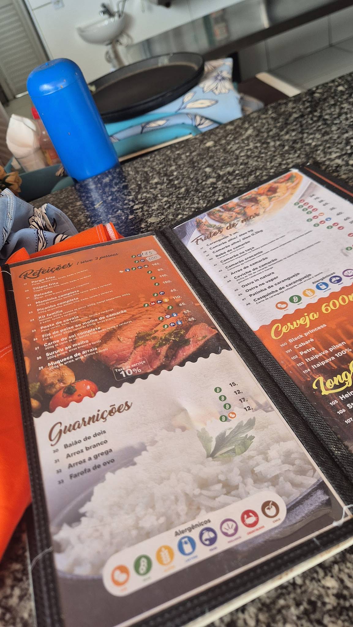 Complexo Gastronômico Da Sabiaguaba cardápio