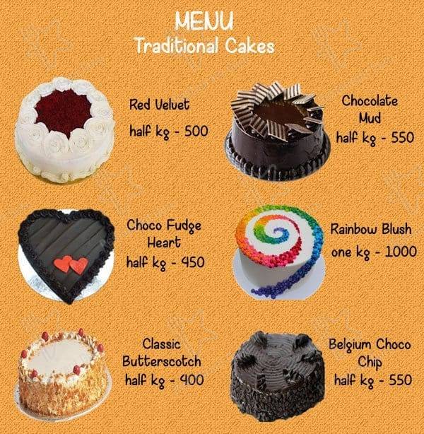 Cruffins Patisserie menu
