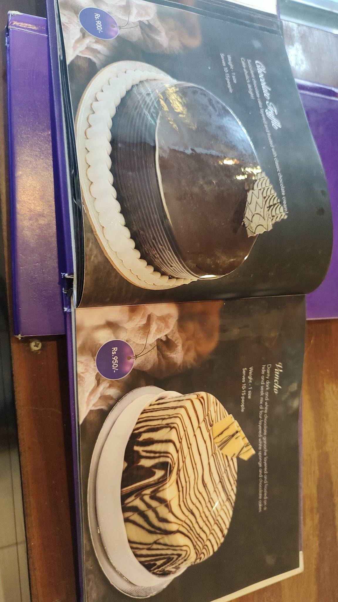 CutiePie Cakes menu